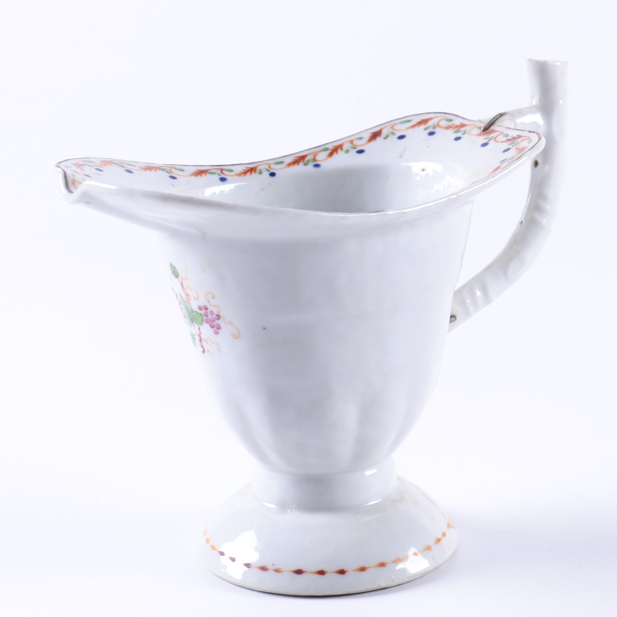 Antique Porcelain Tableware Including Chinese Export