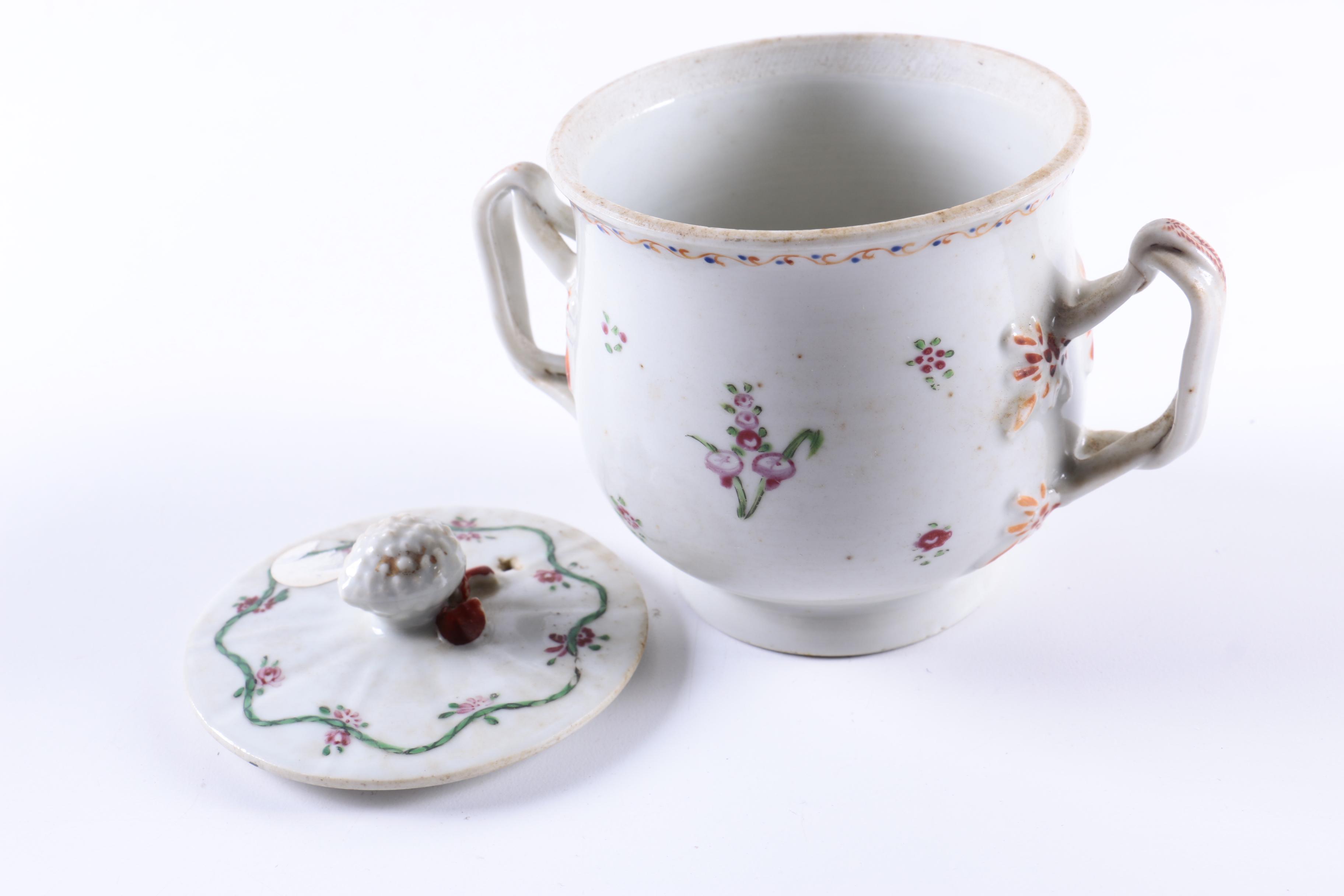Antique Porcelain Tableware Including Chinese Export