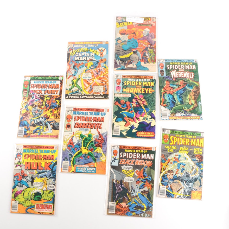 Bronze Age "Marvel Team-Up" and Silver Age DC "The Brave and the Bold" Comics