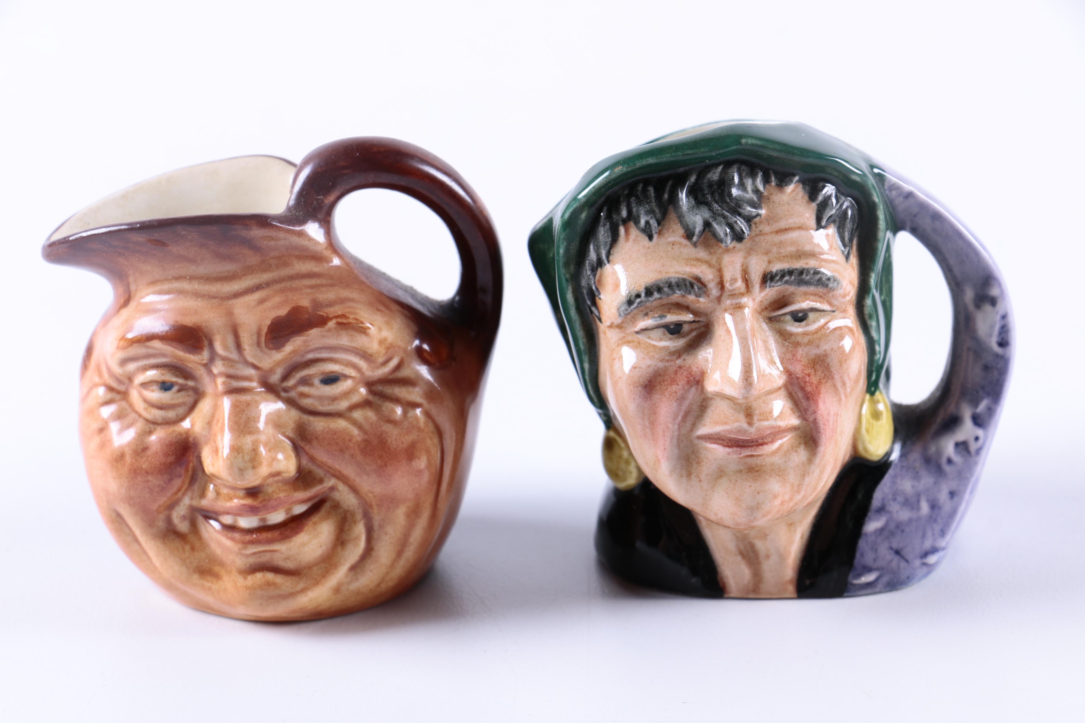 Vintage Porcelain Royal Doulton Toby Jugs