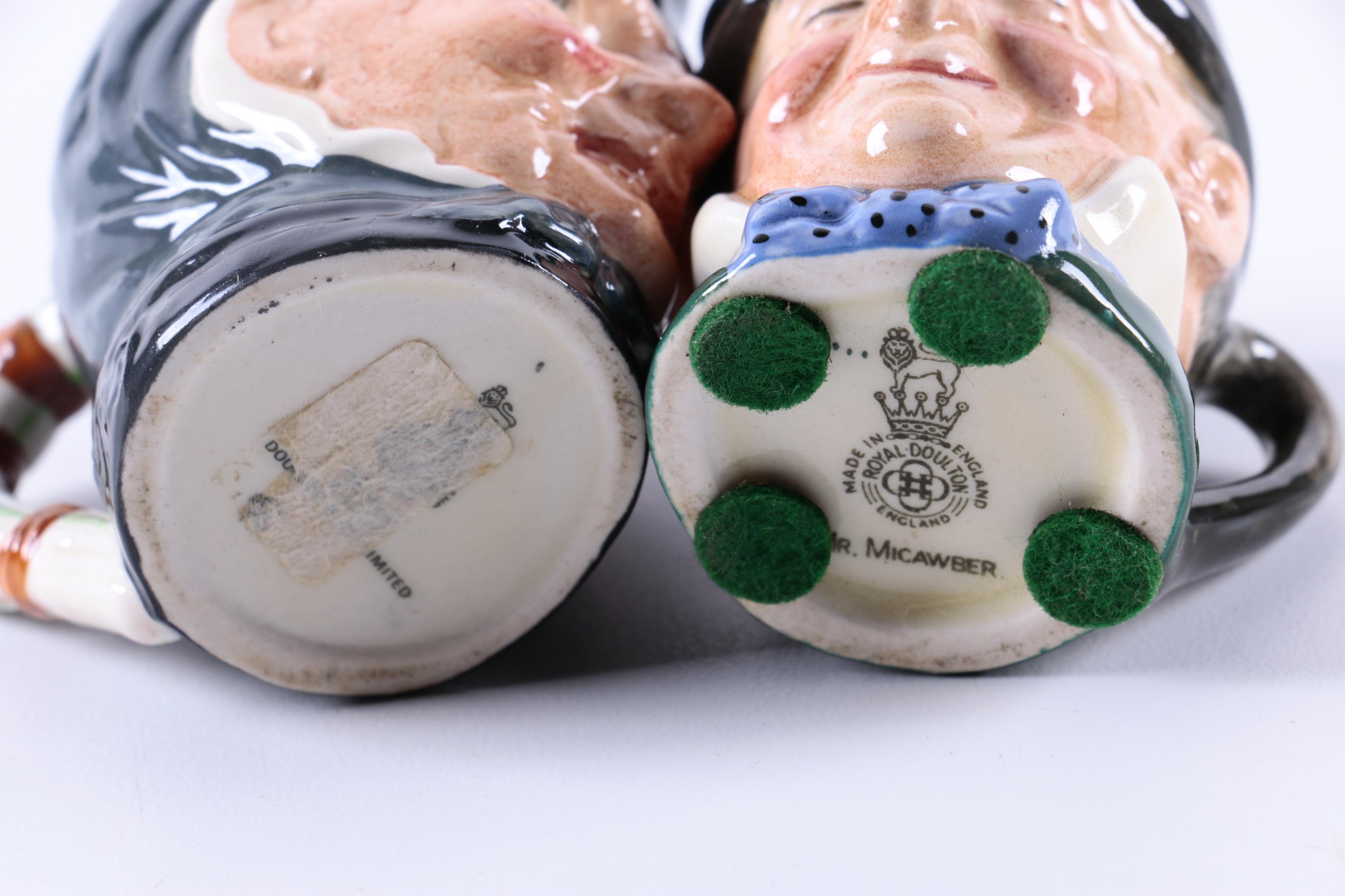 Vintage Porcelain Royal Doulton Toby Jugs