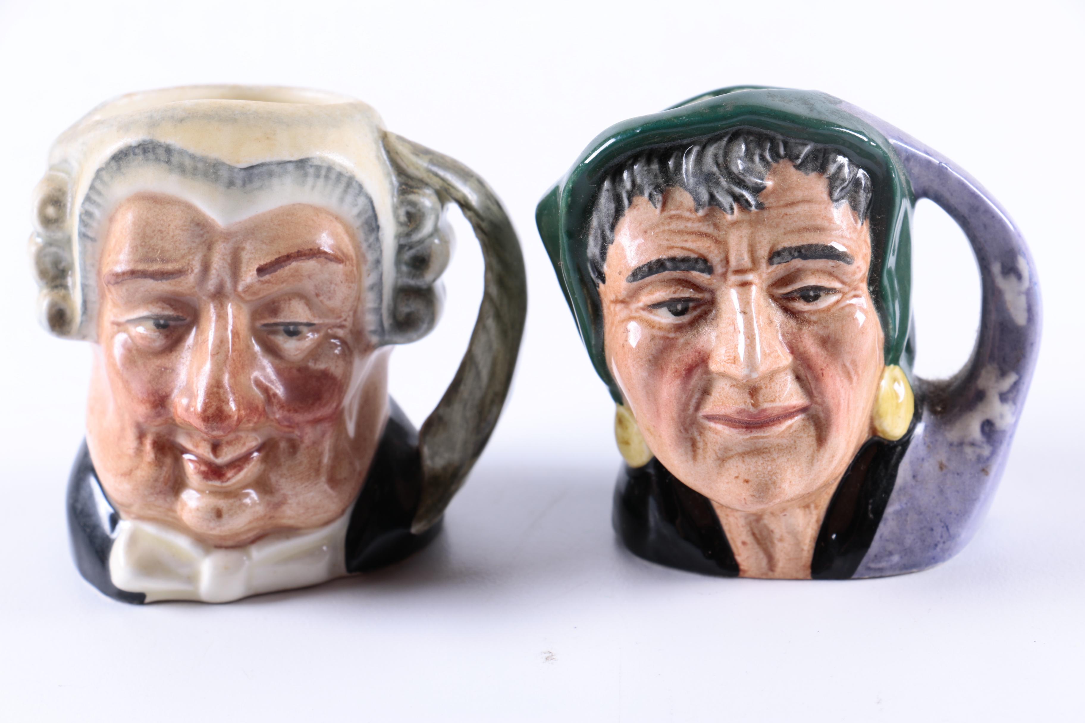 Vintage Porcelain Royal Doulton Toby Jugs