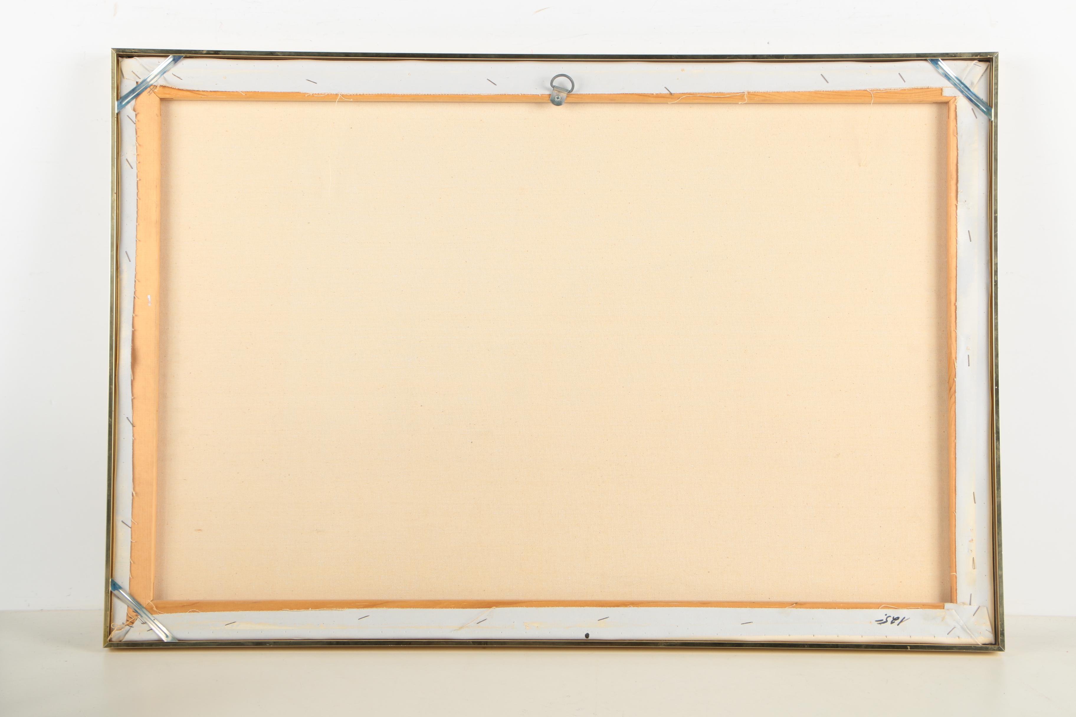 A. Simpson Oil Painting of Harbor