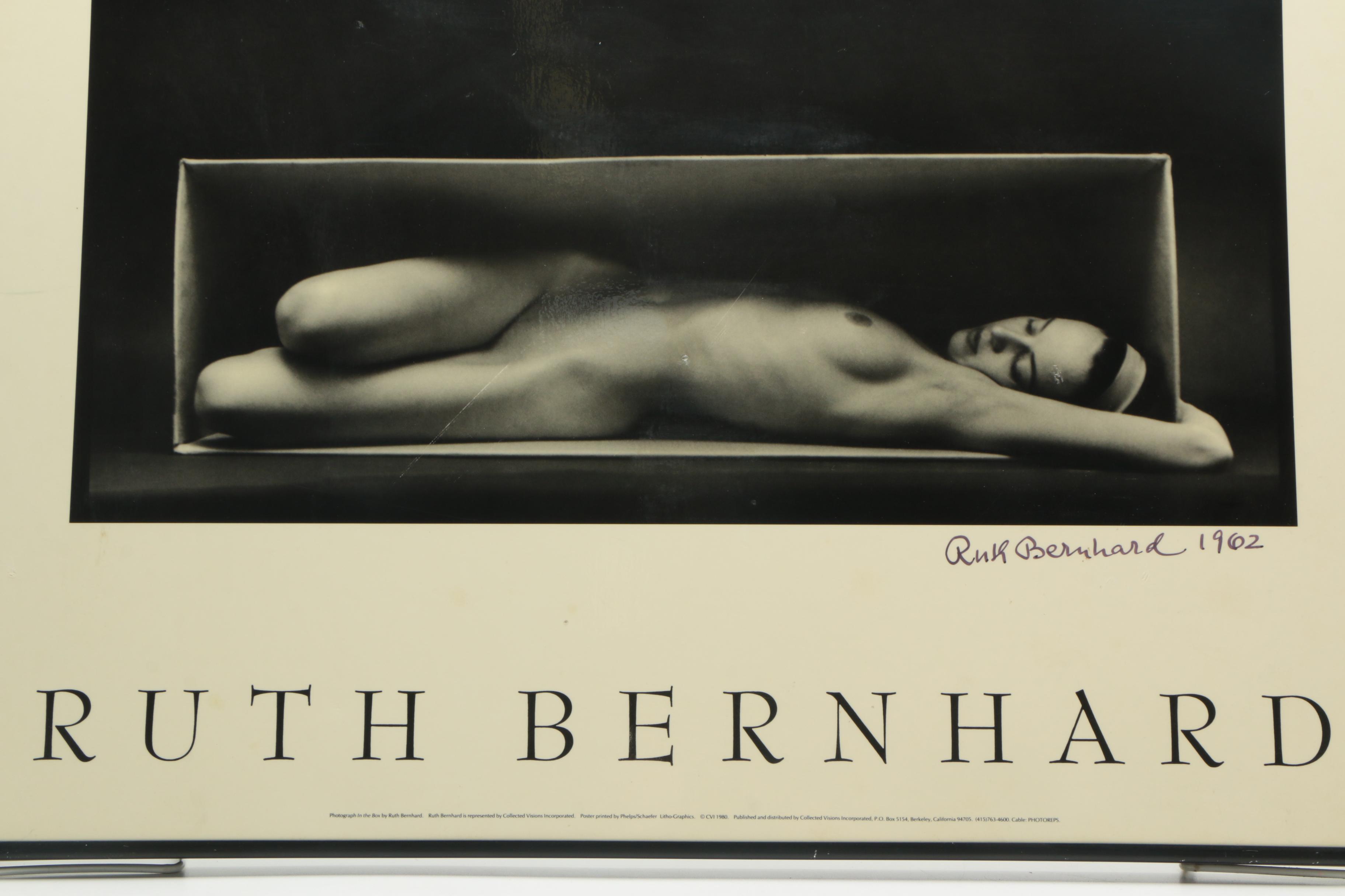 Signed Offset Lithograph of the Photograph "In The Box" by Ruth Bernhard