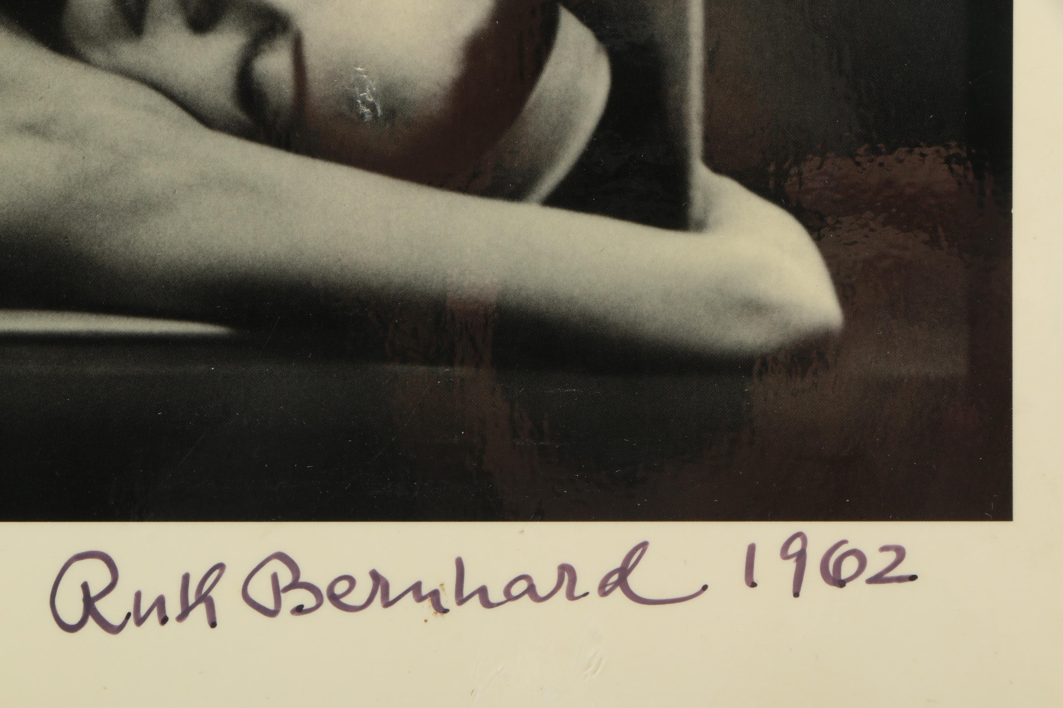 Signed Offset Lithograph of the Photograph "In The Box" by Ruth Bernhard