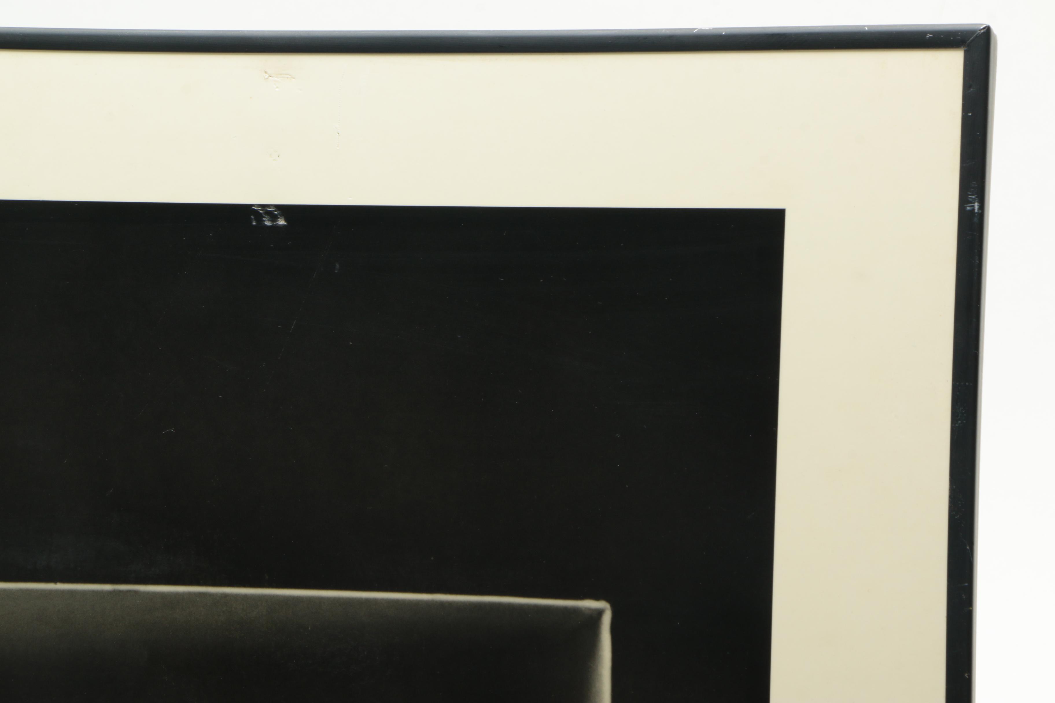 Signed Offset Lithograph of the Photograph "In The Box" by Ruth Bernhard