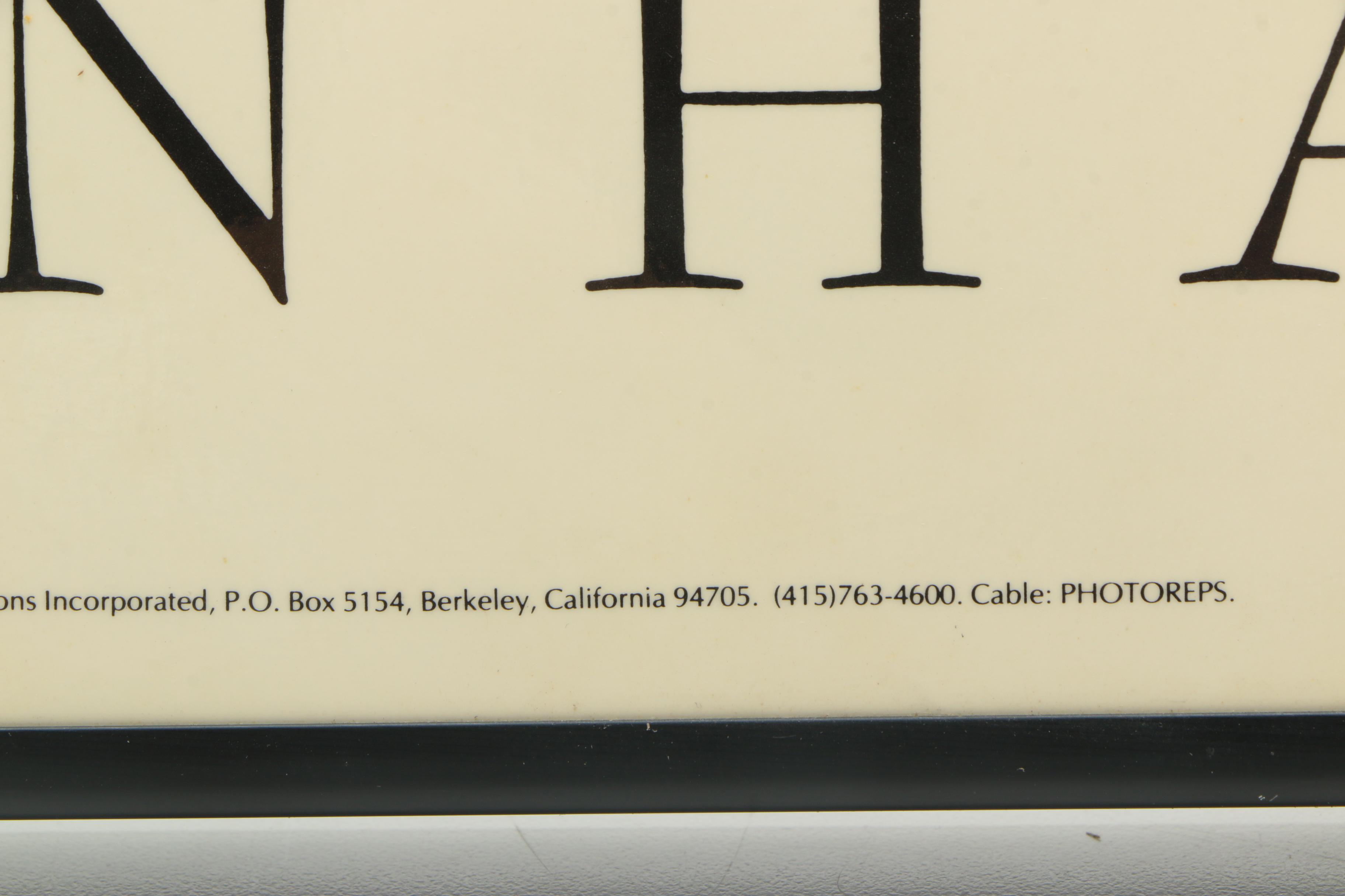 Signed Offset Lithograph of the Photograph "In The Box" by Ruth Bernhard