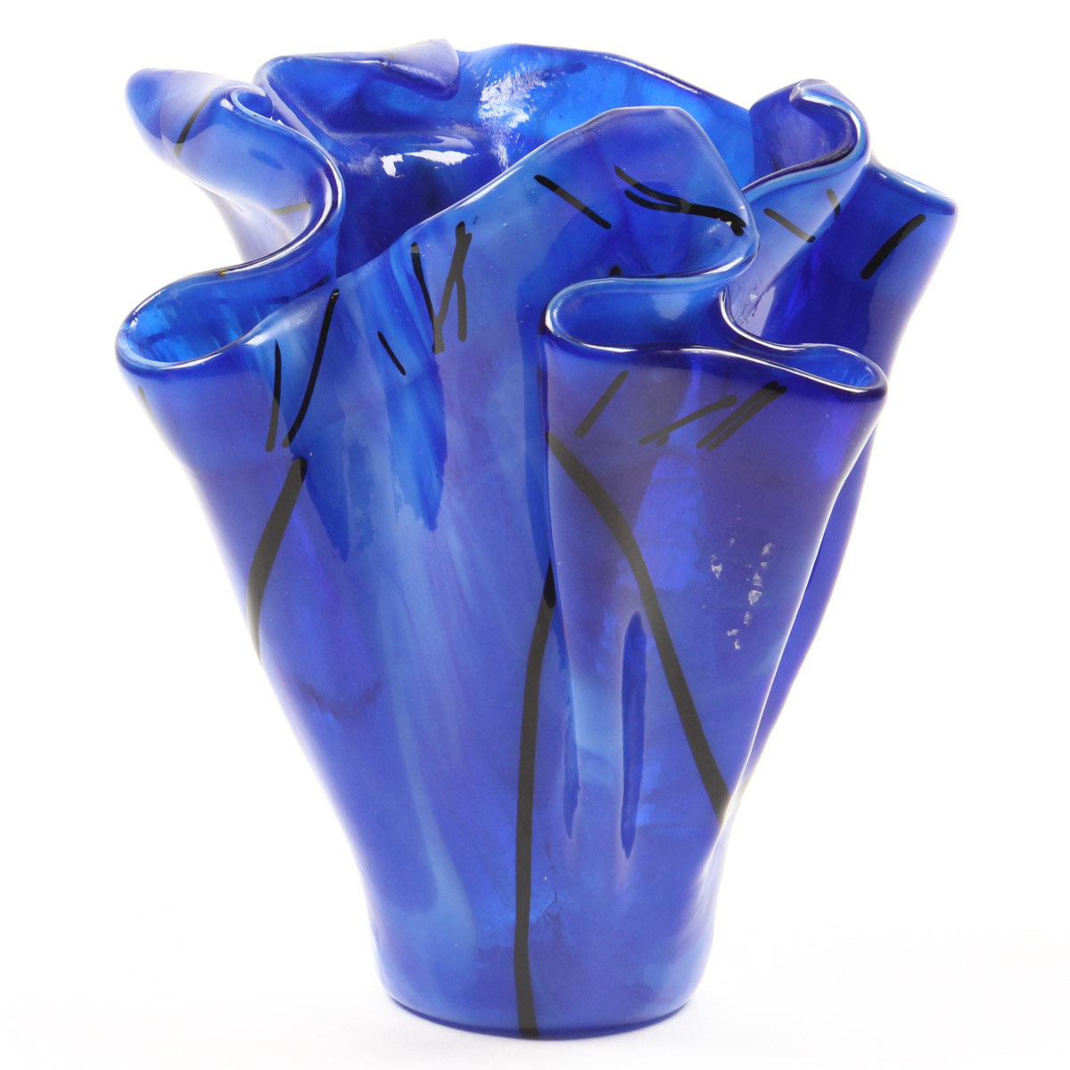 Art Glass Handkerchief Vase