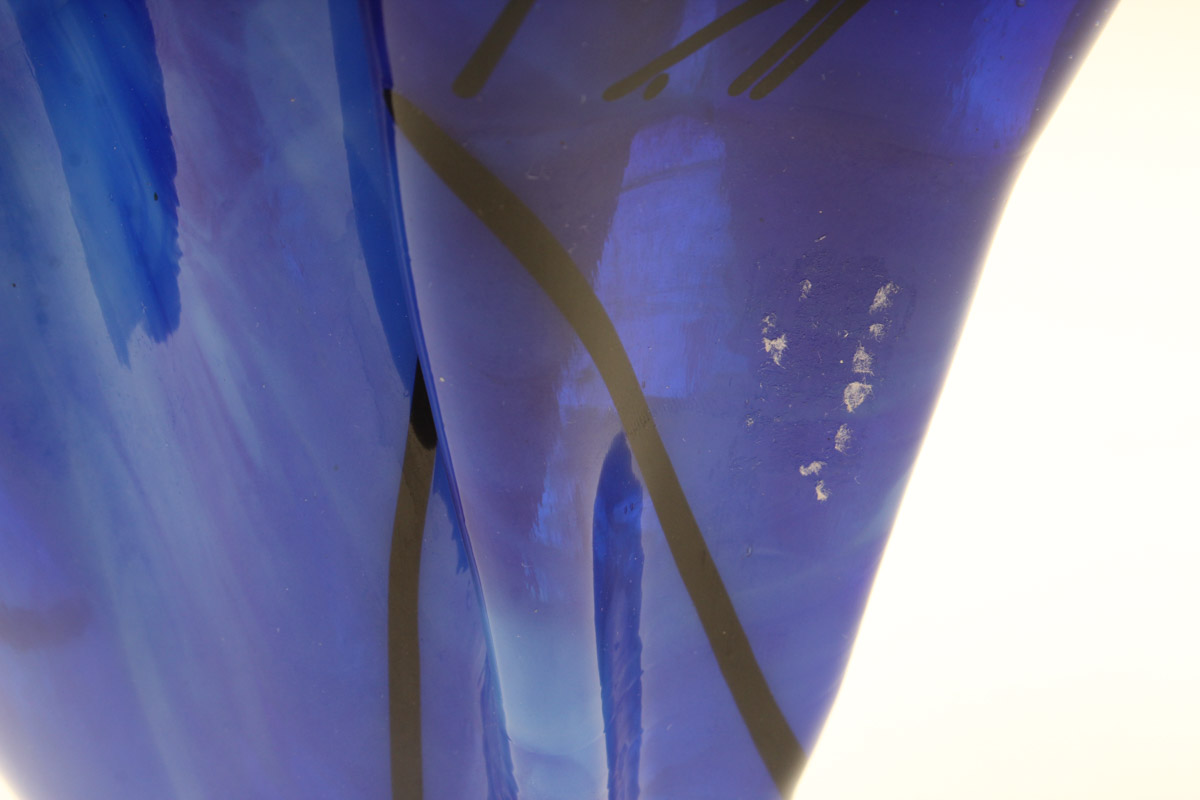 Art Glass Handkerchief Vase