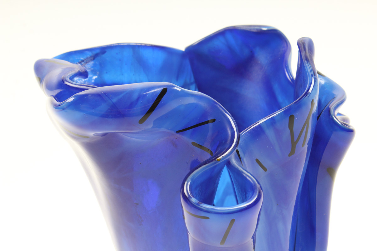 Art Glass Handkerchief Vase