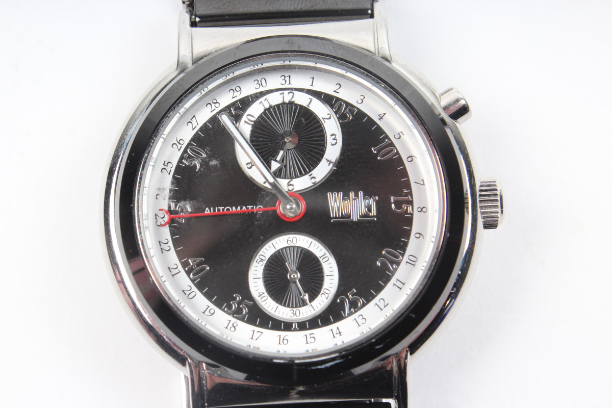 Wohler Automatic Watch with Crystal Back