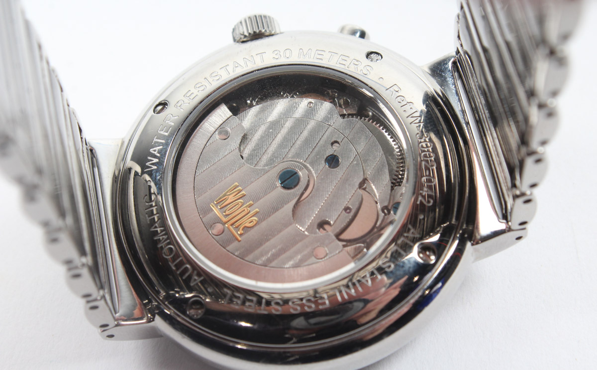 Wohler Automatic Watch with Crystal Back