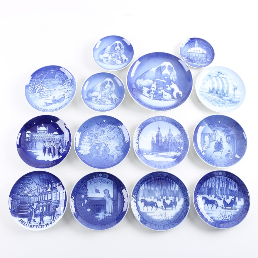 Decorative Porcelain Bing & Grondahl and Royal Copenhagen Plates
