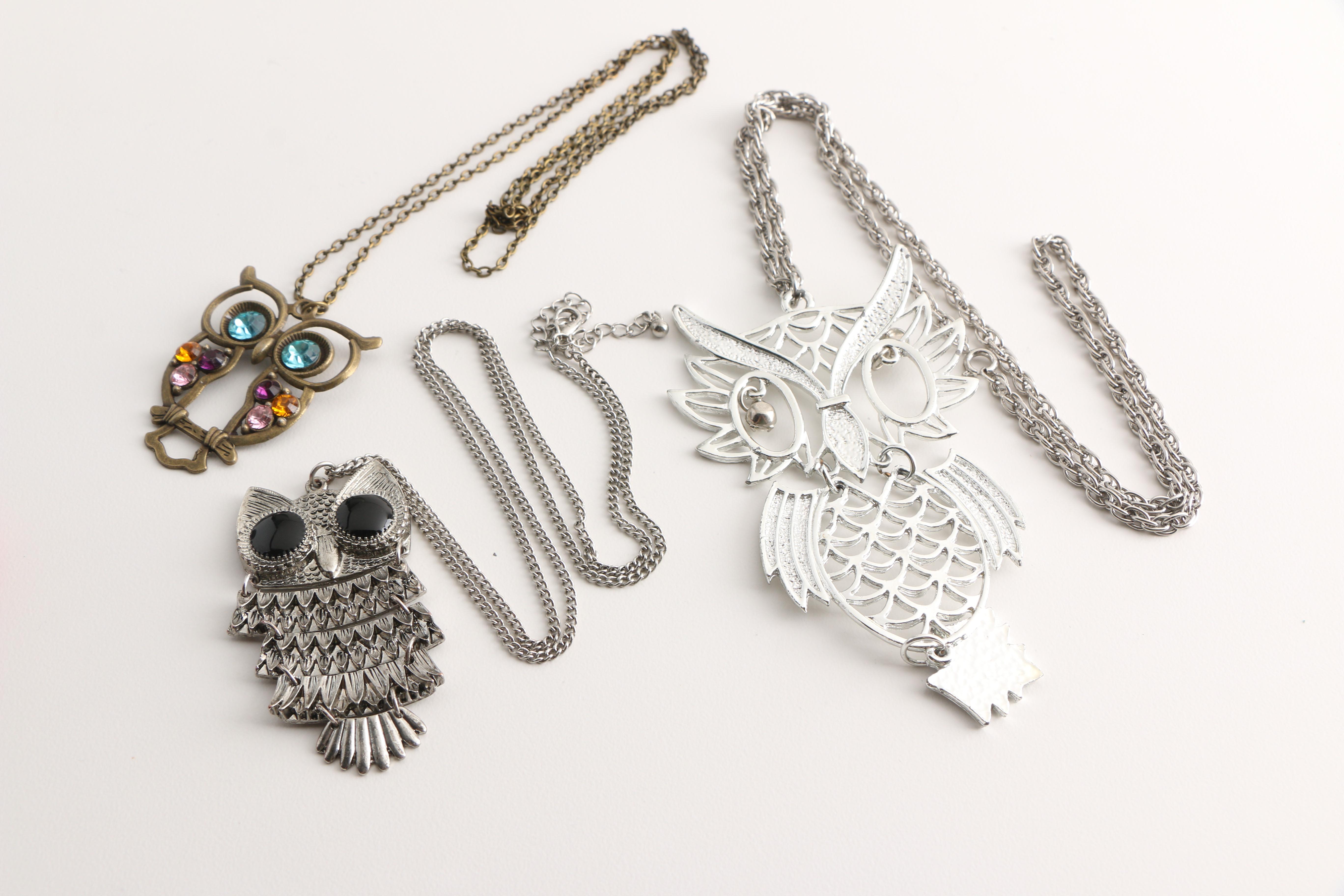Owl Themed Jewelry Assortment