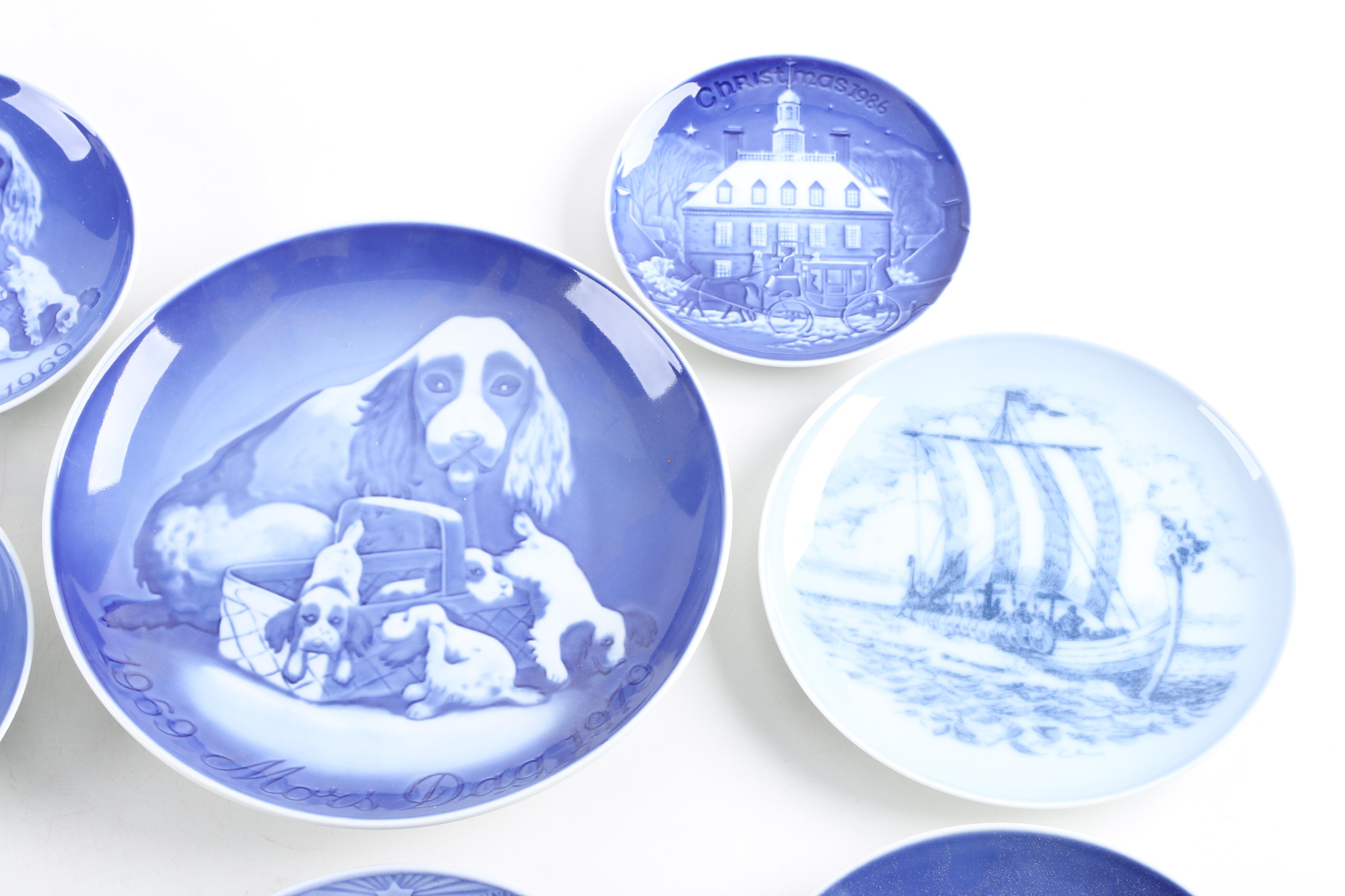 Decorative Porcelain Bing & Grondahl and Royal Copenhagen Plates