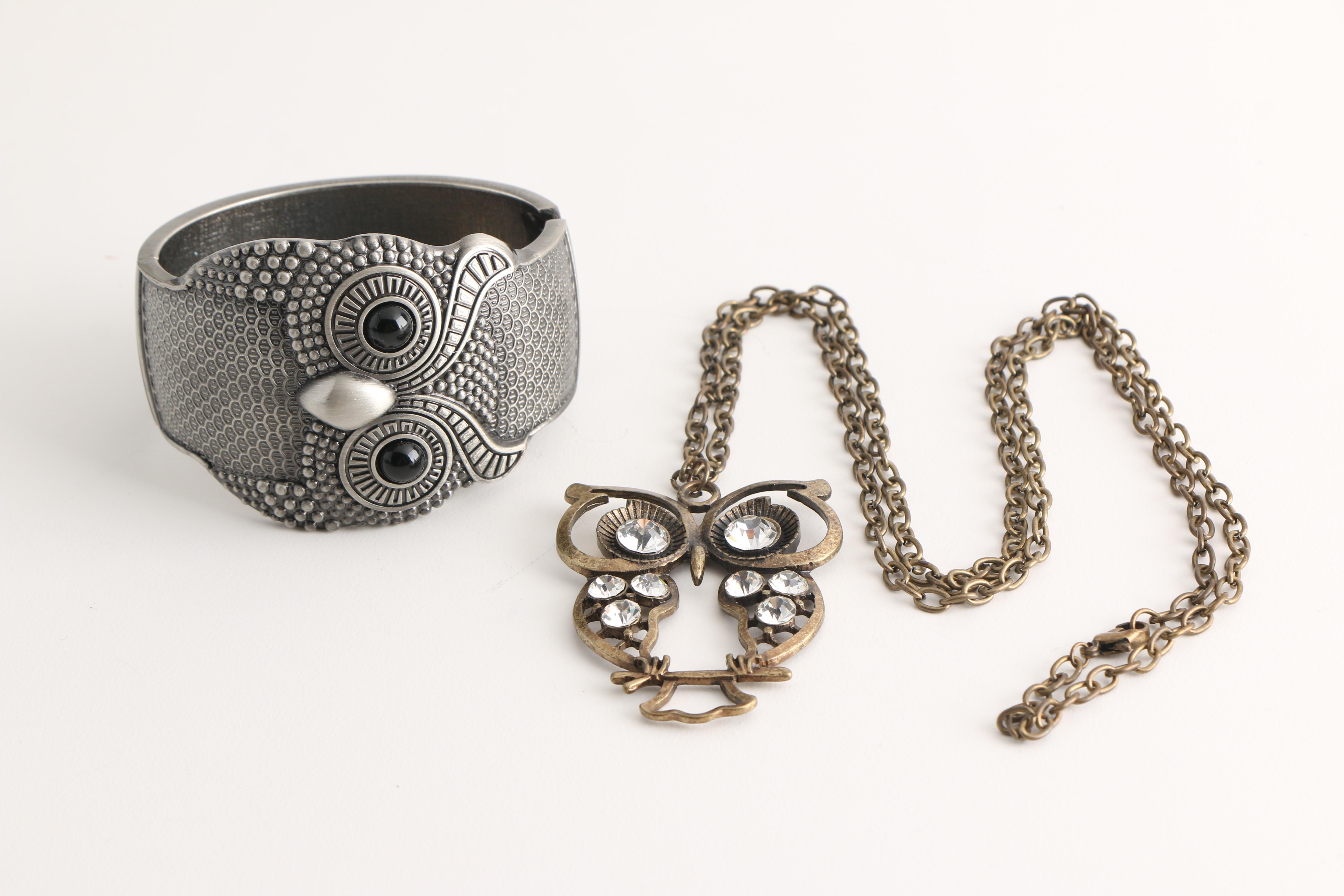 Owl Themed Jewelry Assortment