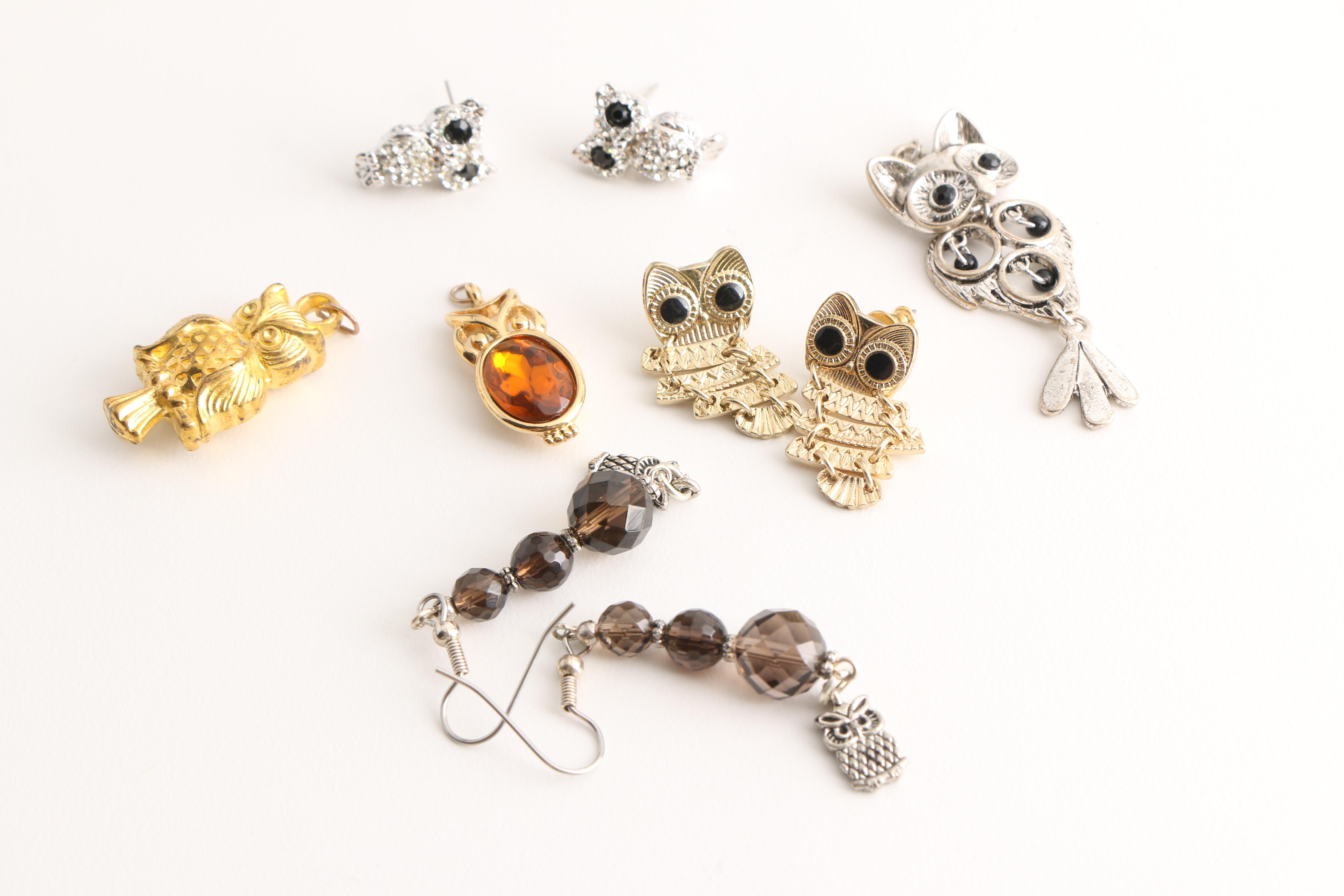 Owl Themed Jewelry Assortment