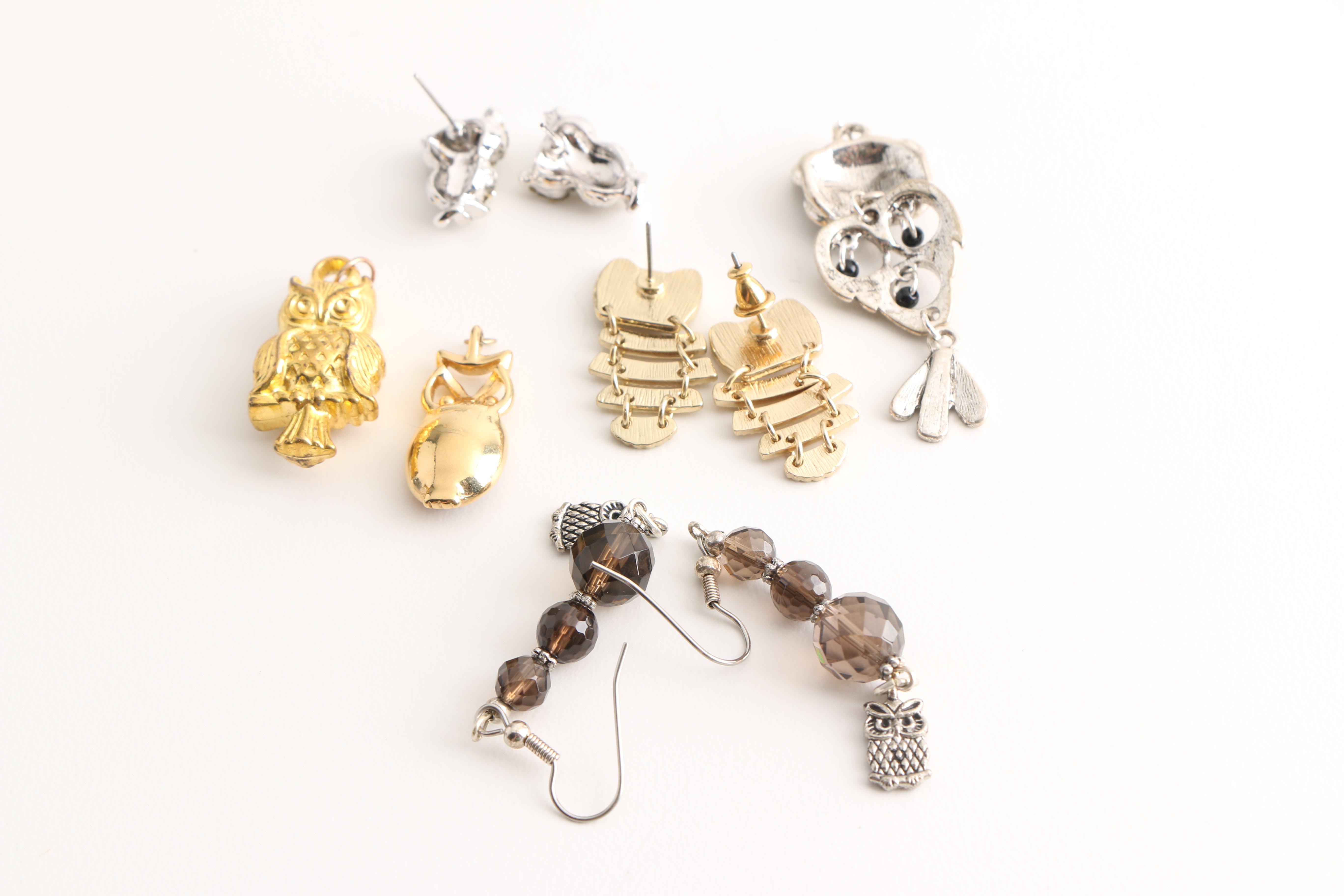Owl Themed Jewelry Assortment