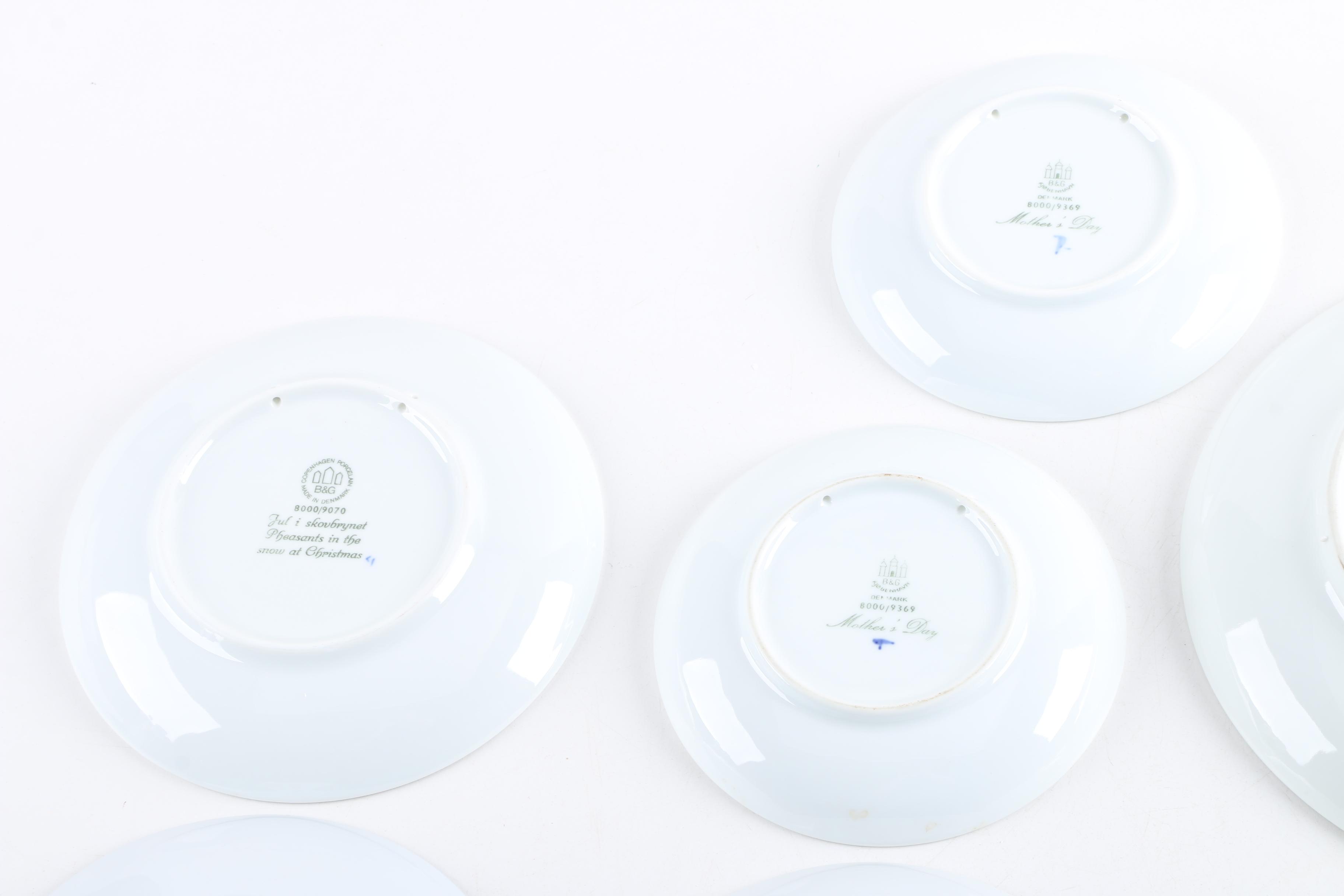 Decorative Porcelain Bing & Grondahl and Royal Copenhagen Plates