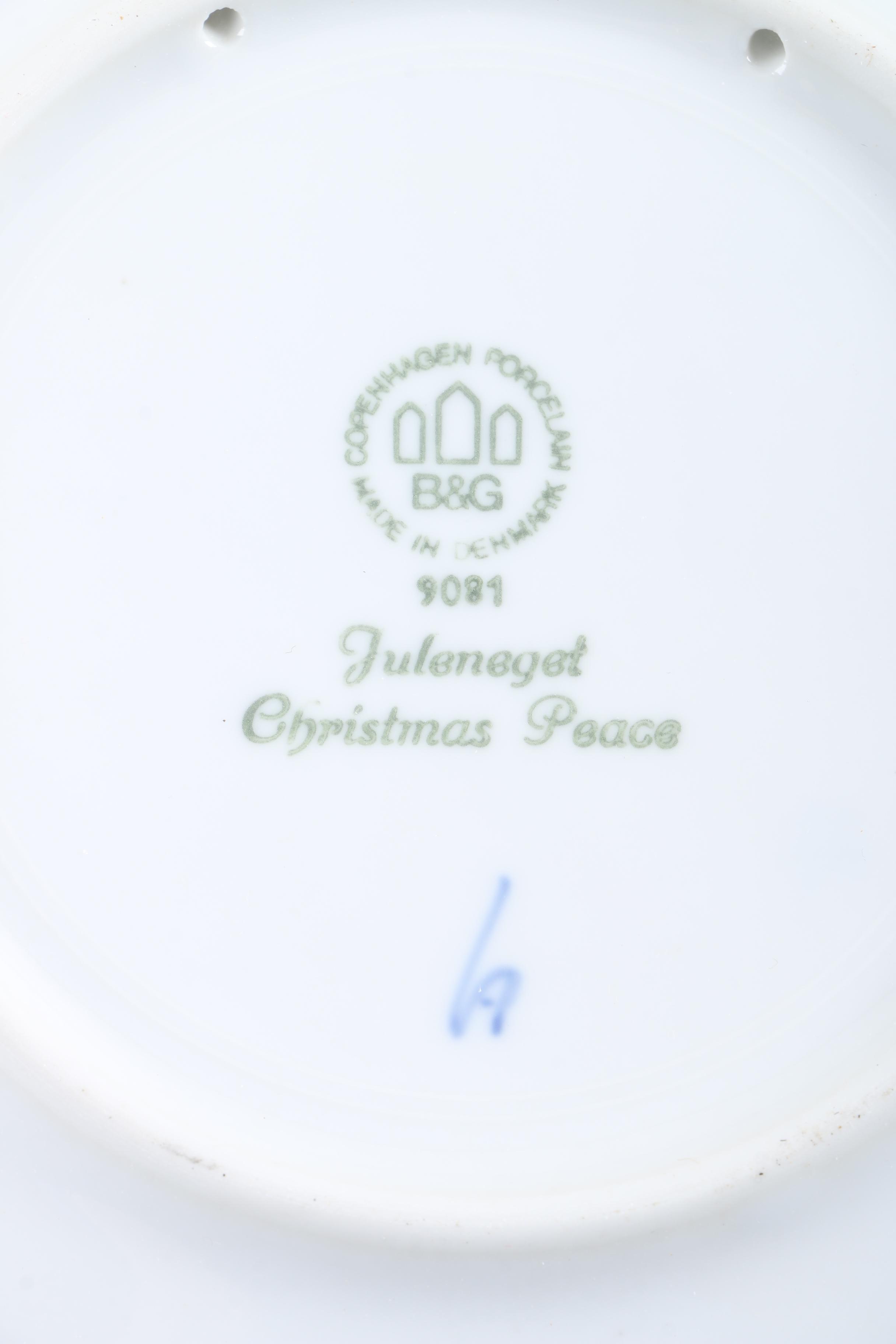 Decorative Porcelain Bing & Grondahl and Royal Copenhagen Plates