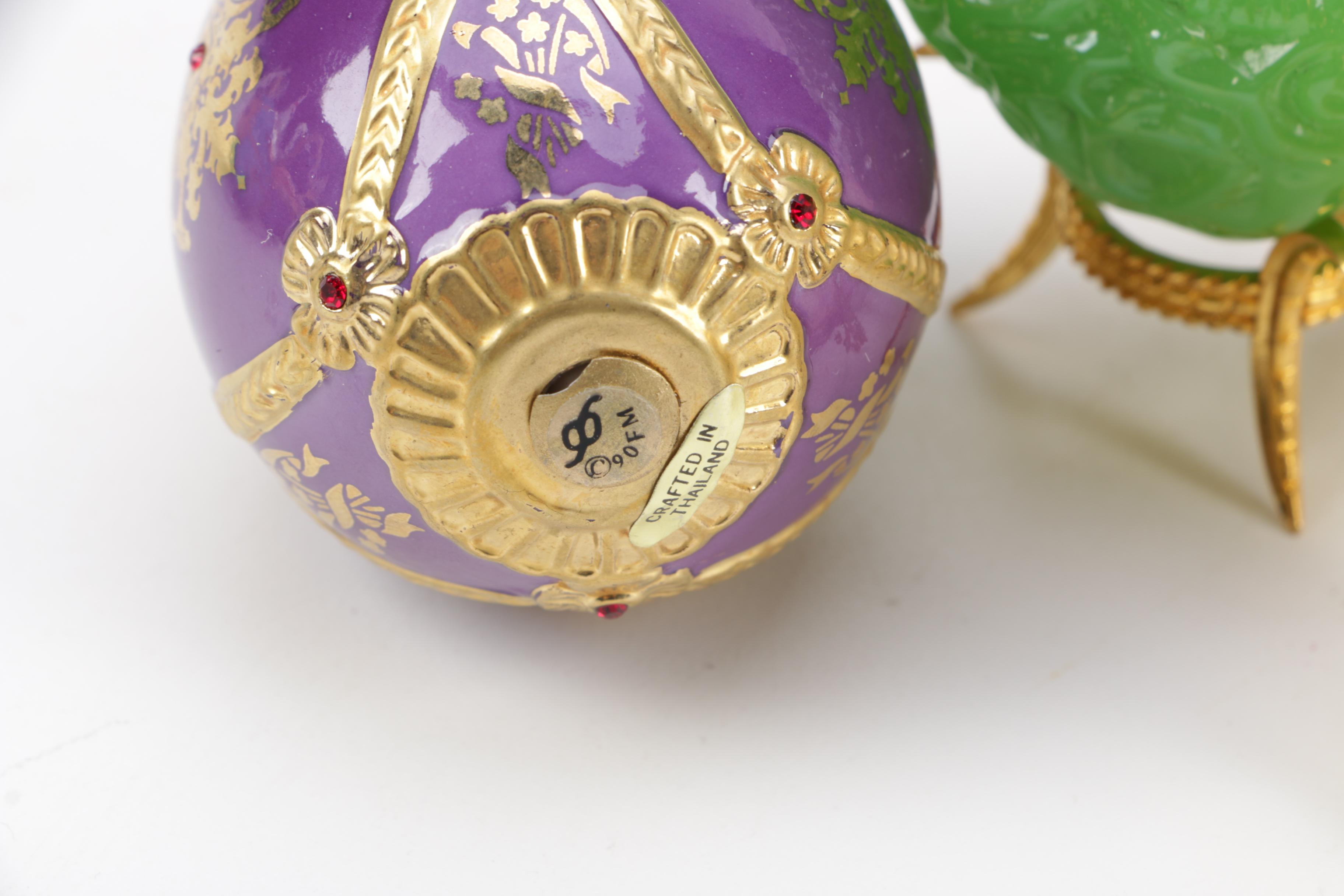 Franklin Mint Faberge Collection Decorative Eggs