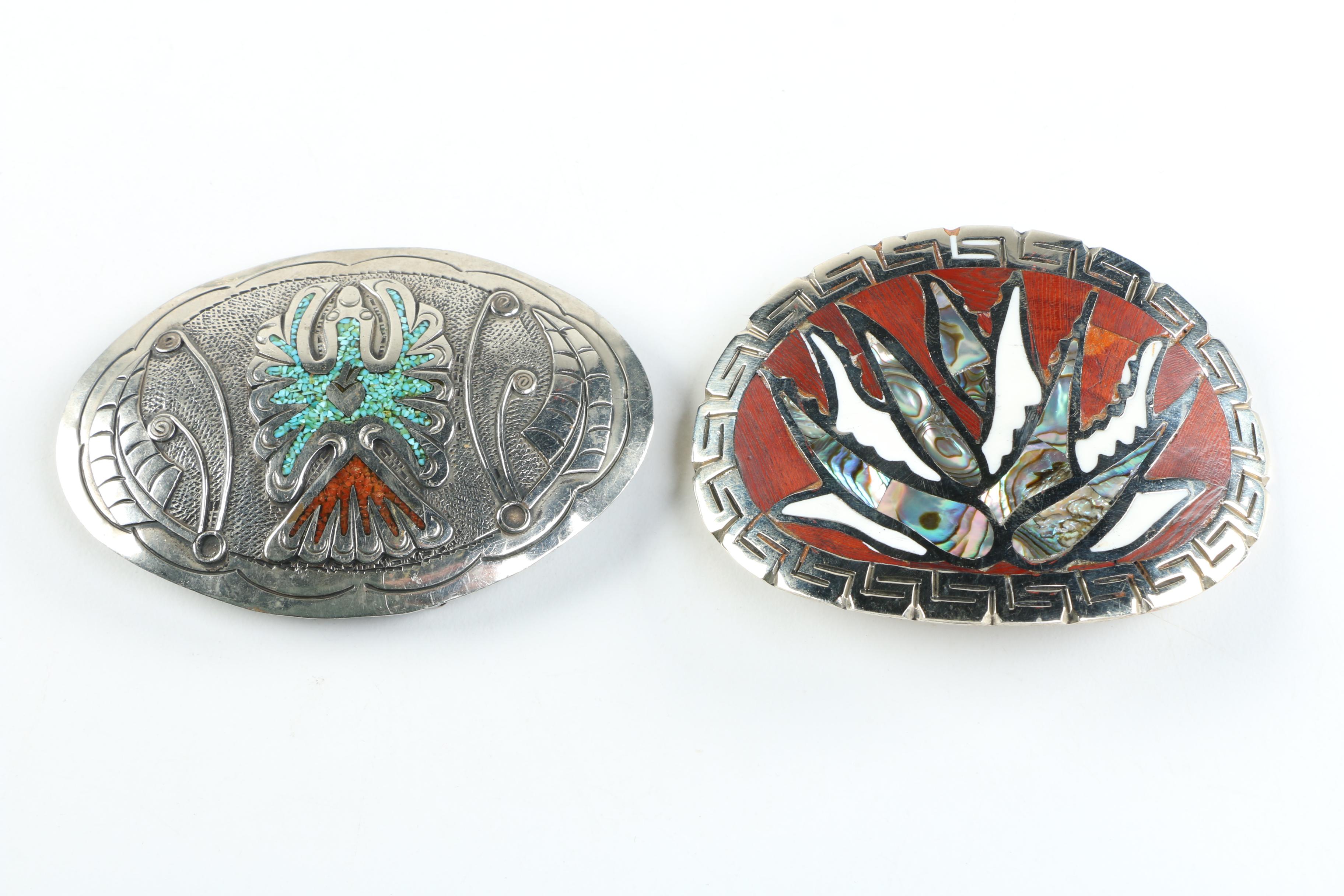 Silver Tone Turquoise and Gemstone Jewelry