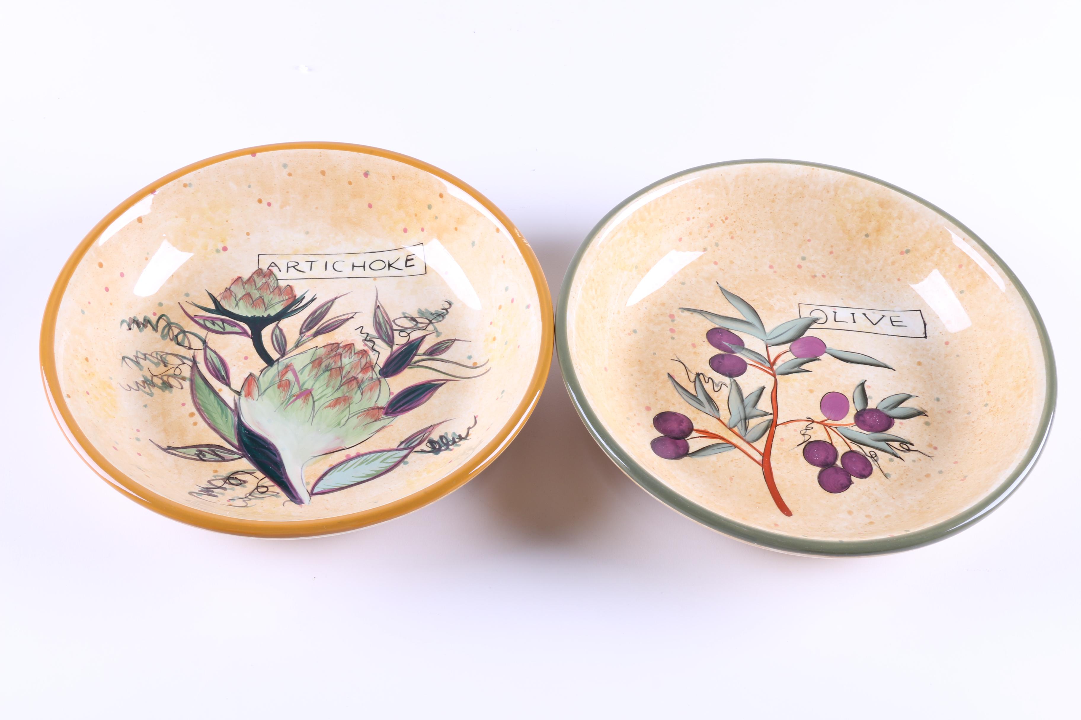 Susan Winget for Certified International Pasta Bowls