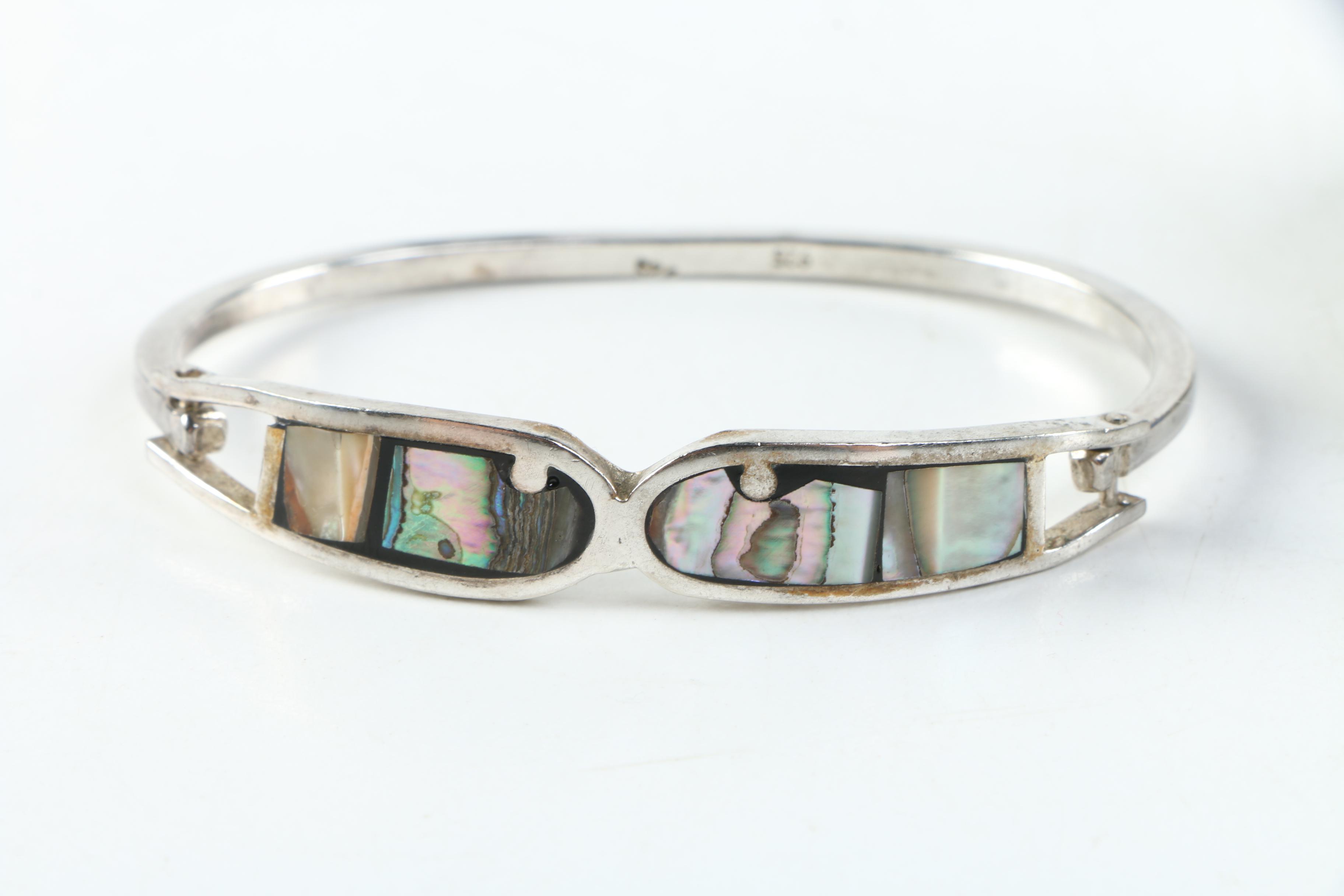 Silver Tone Turquoise and Gemstone Jewelry