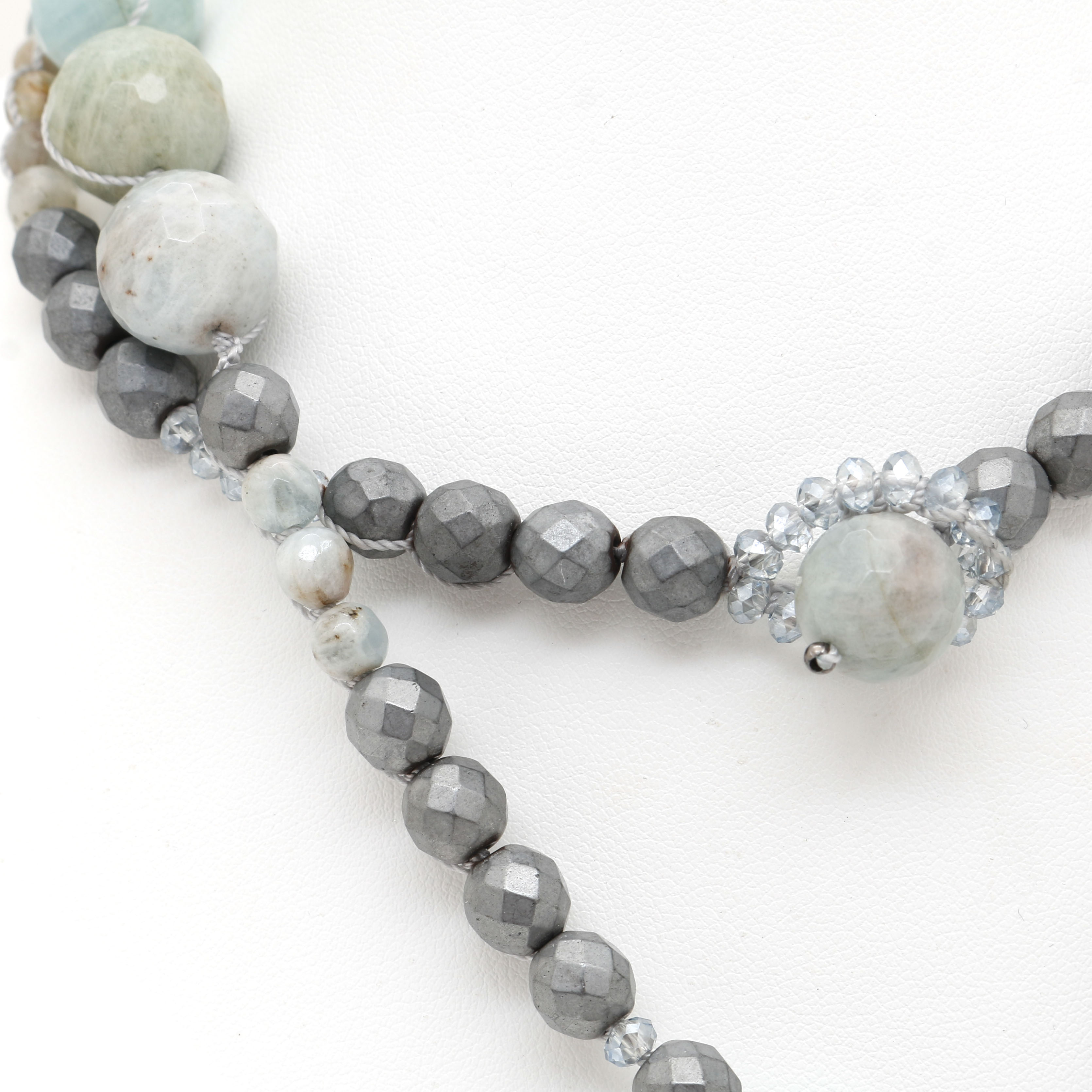 Assortment of Beaded Necklaces Including Pieces with Quartz