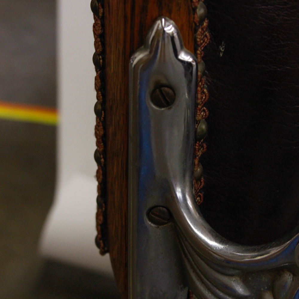 Antique Oak Barber's Chair by Koken