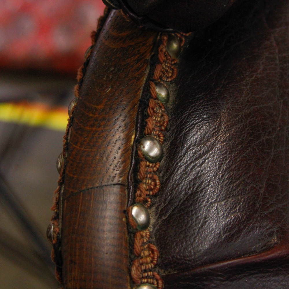 Antique Oak Barber's Chair by Koken