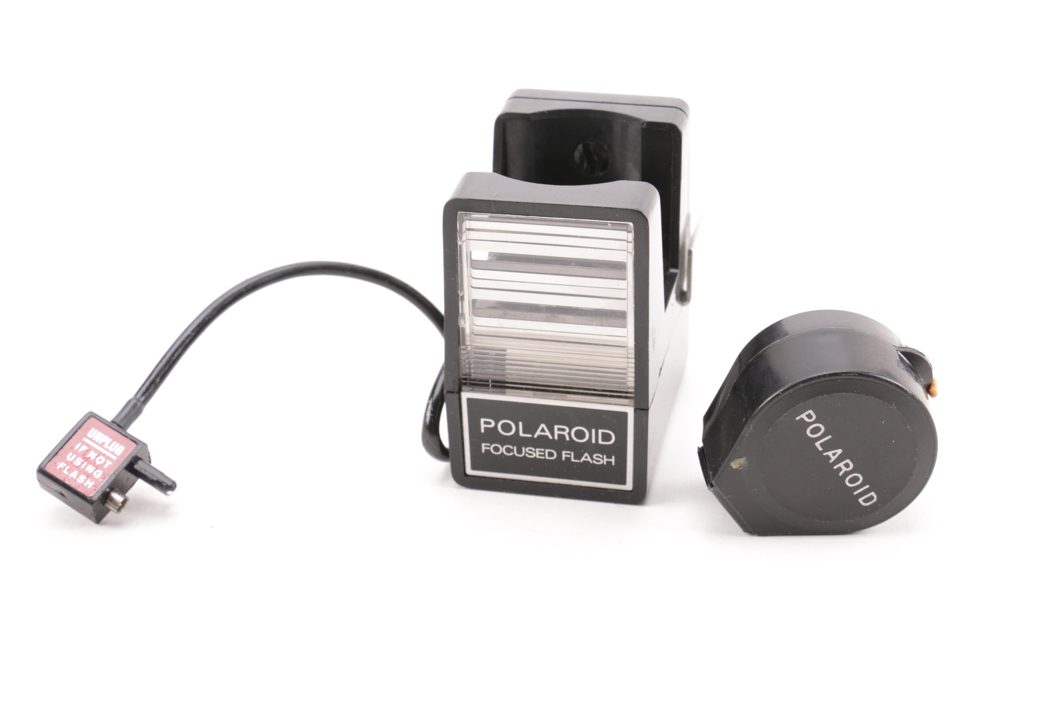 Vintage Polaroid and Beacon Cameras