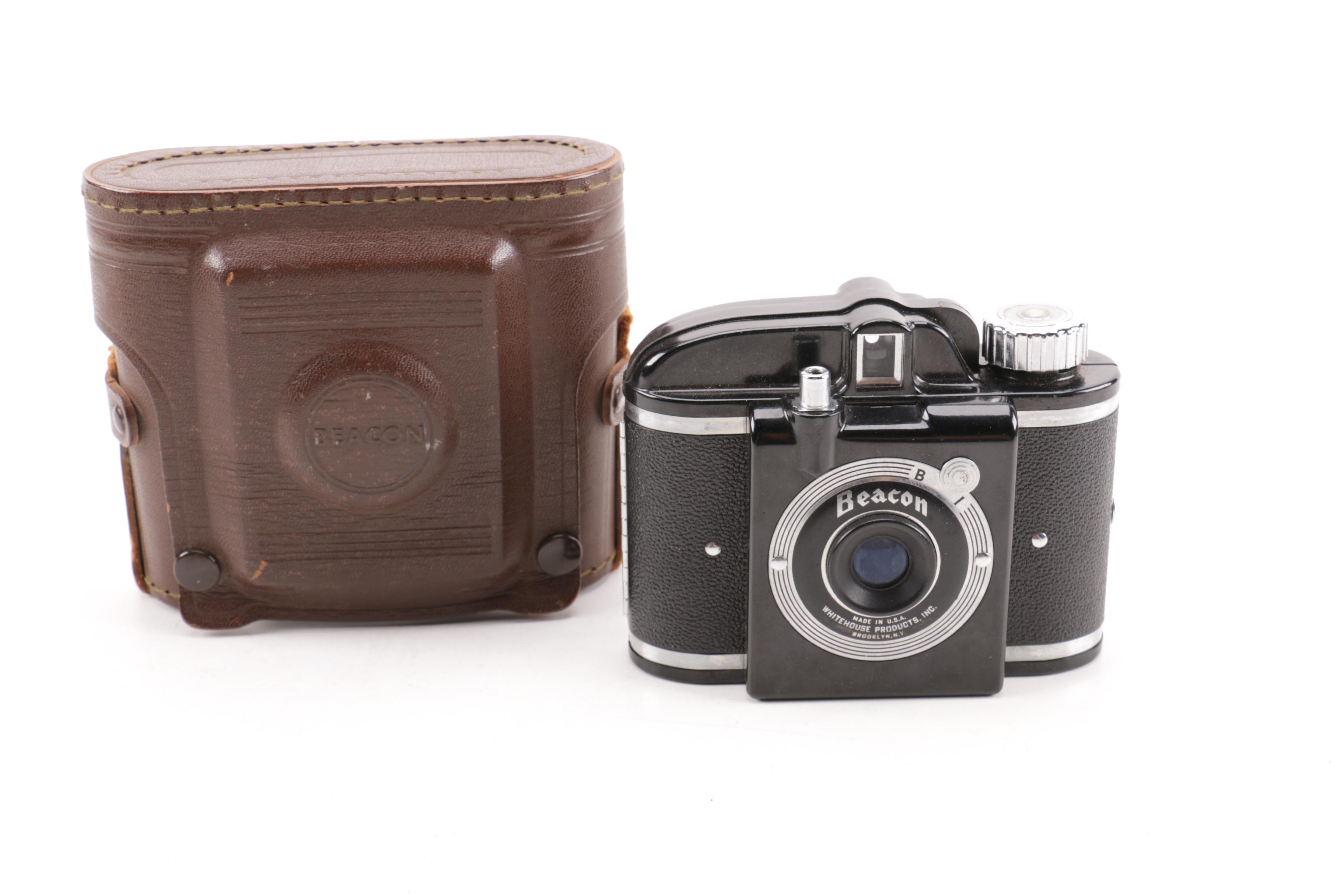 Vintage Polaroid and Beacon Cameras