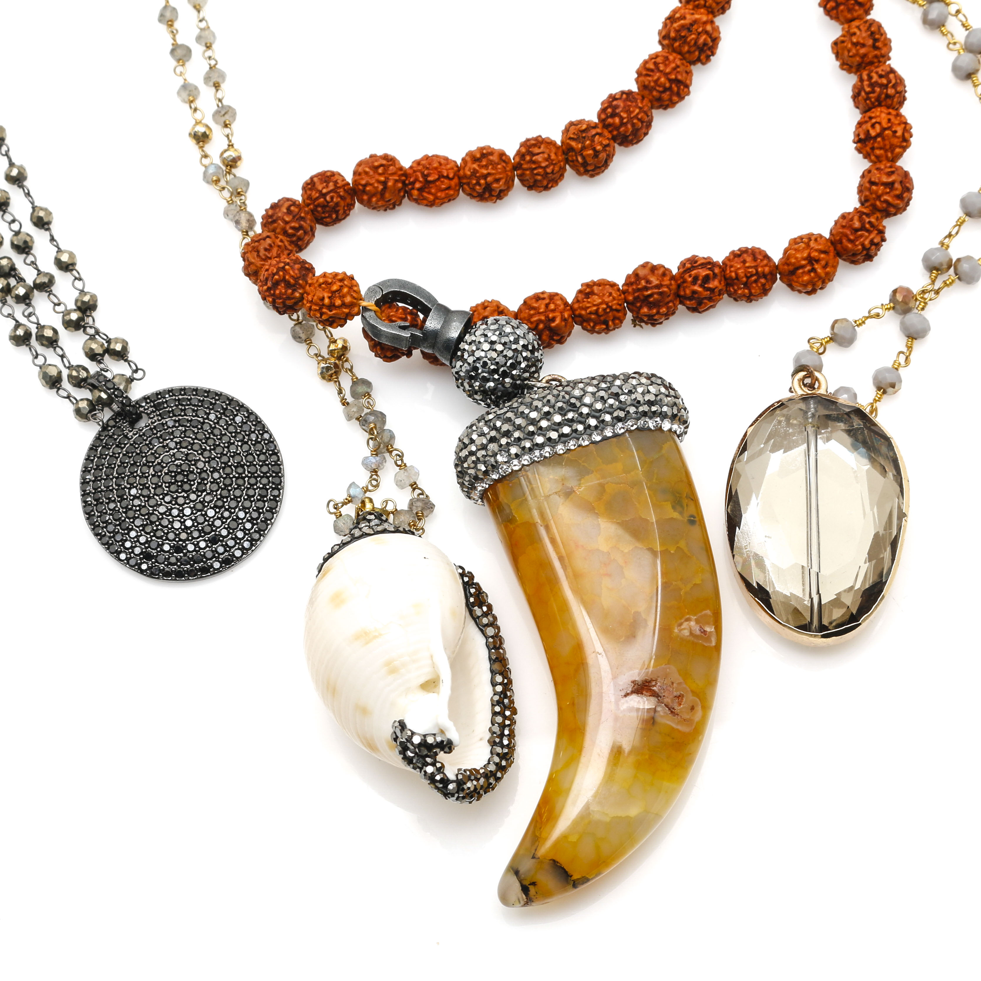 Beaded Jewelry Including a Pearl Necklace