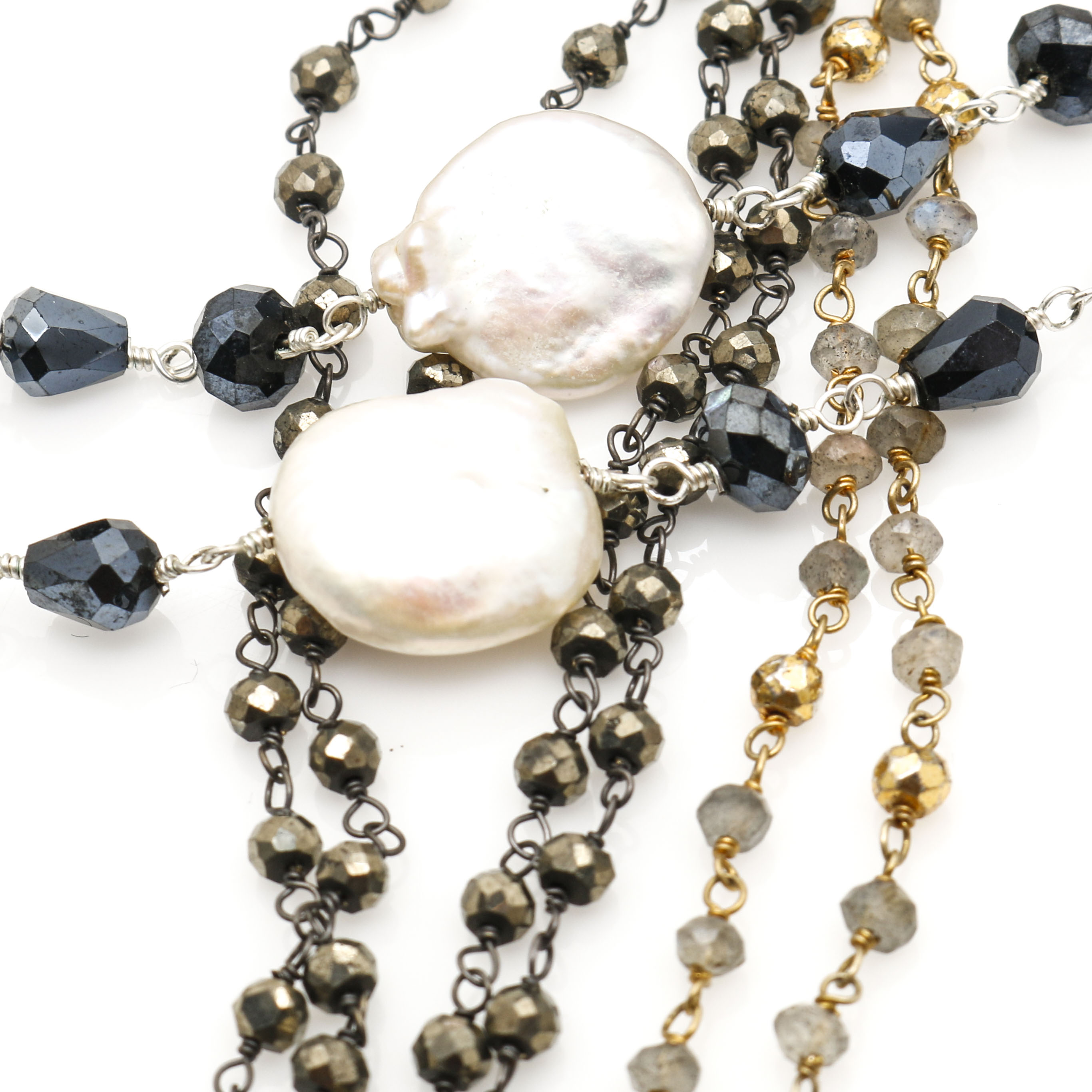 Beaded Jewelry Including a Pearl Necklace