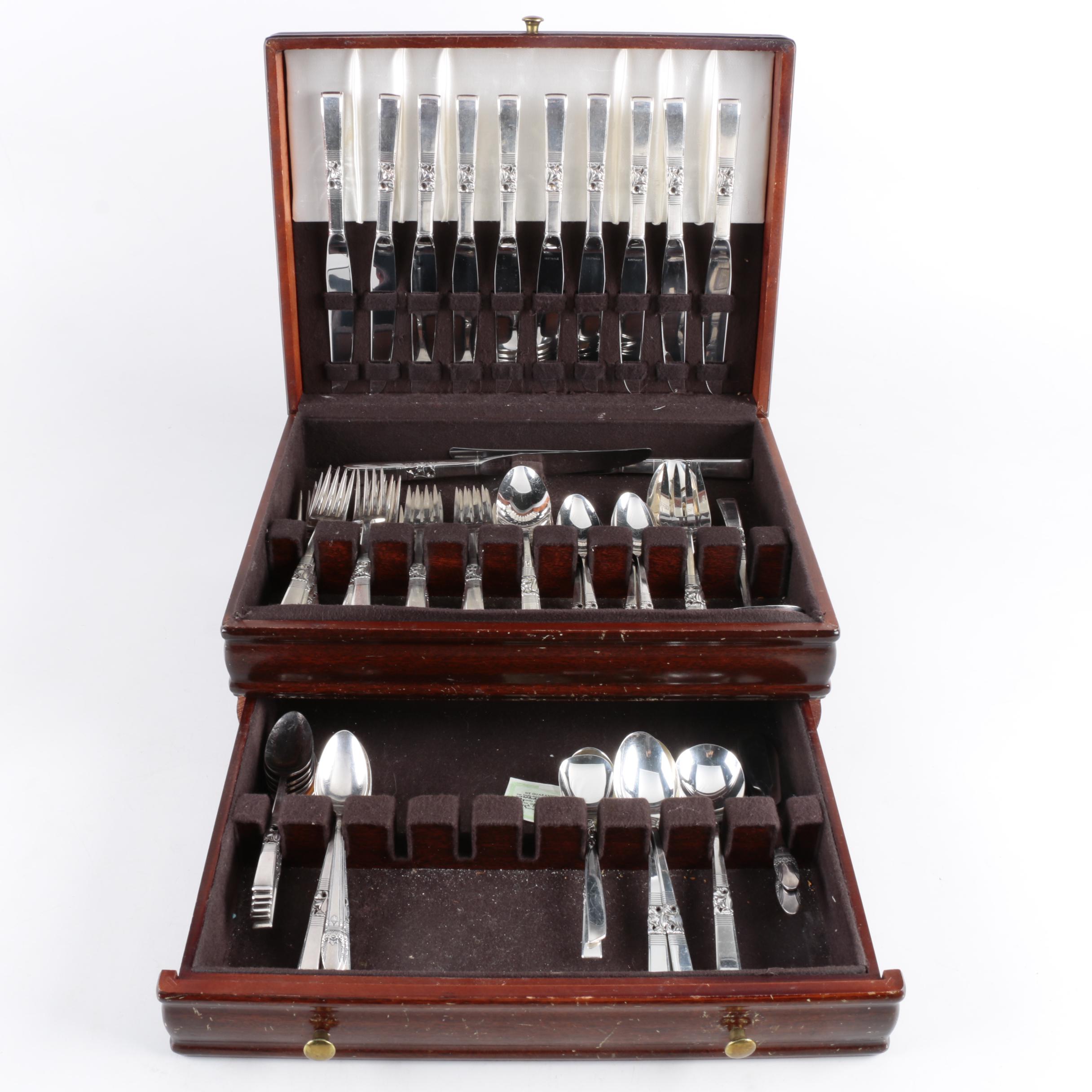 Oneida Community "Morning Star" Silver Plate Flatware Set