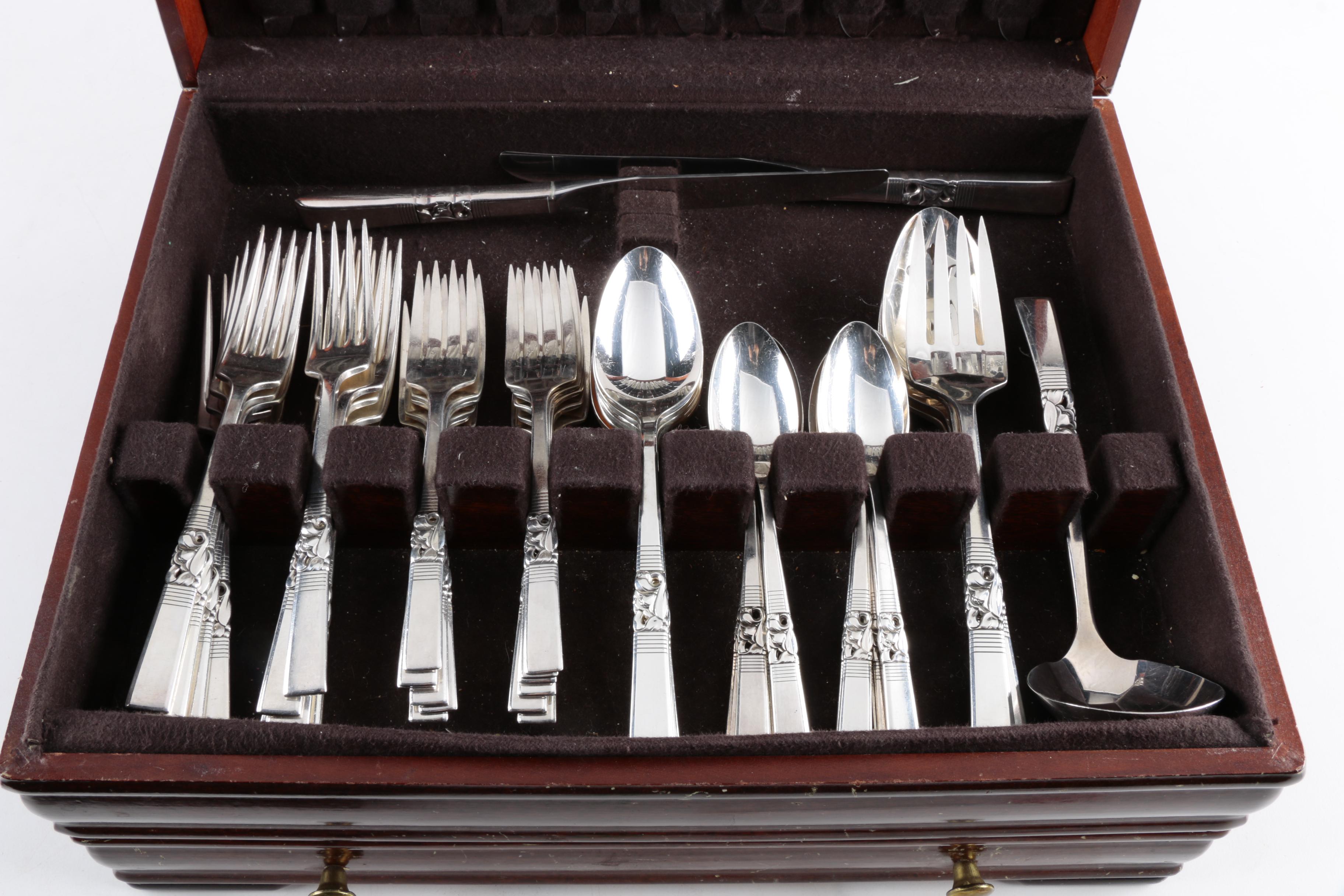 Oneida Community "Morning Star" Silver Plate Flatware Set