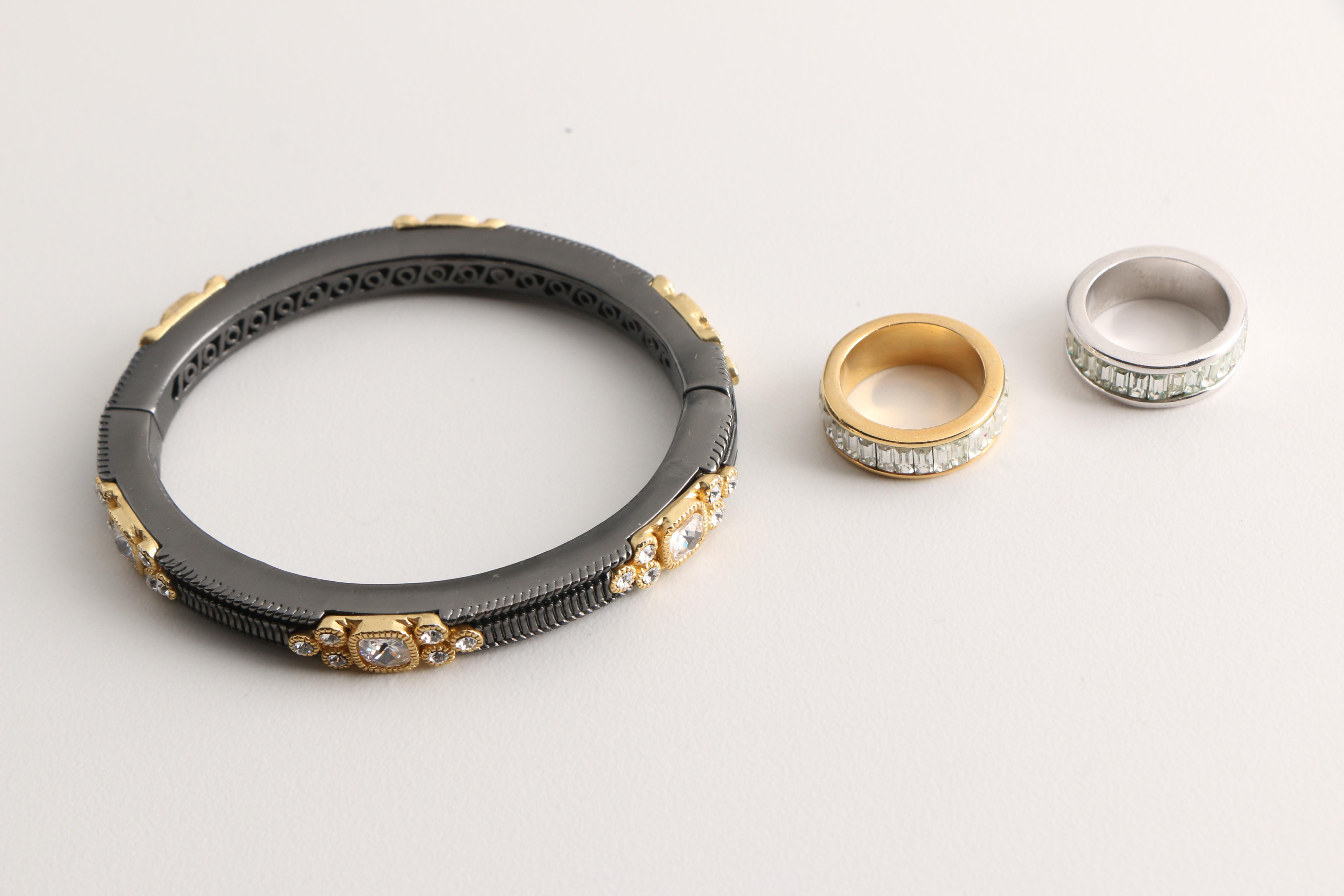 Costume Jewelry Including a Beaded Quartz Necklace