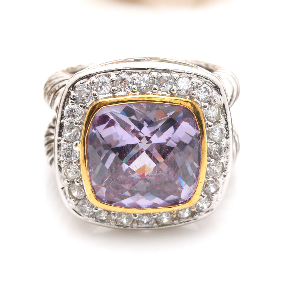 Assorted Gold and Silver Tone Costume Rings