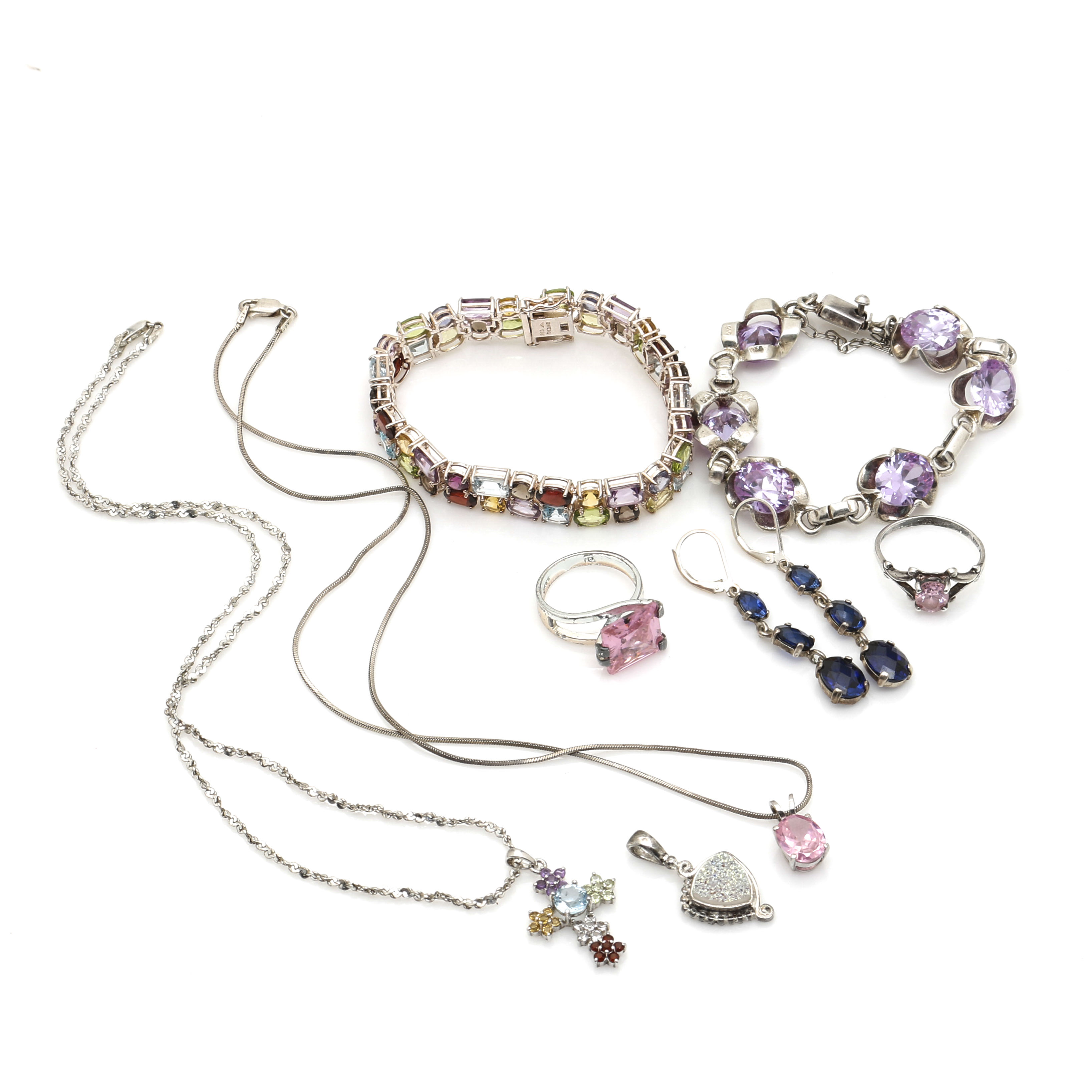 Sterling Silver Gemstone Jewelry