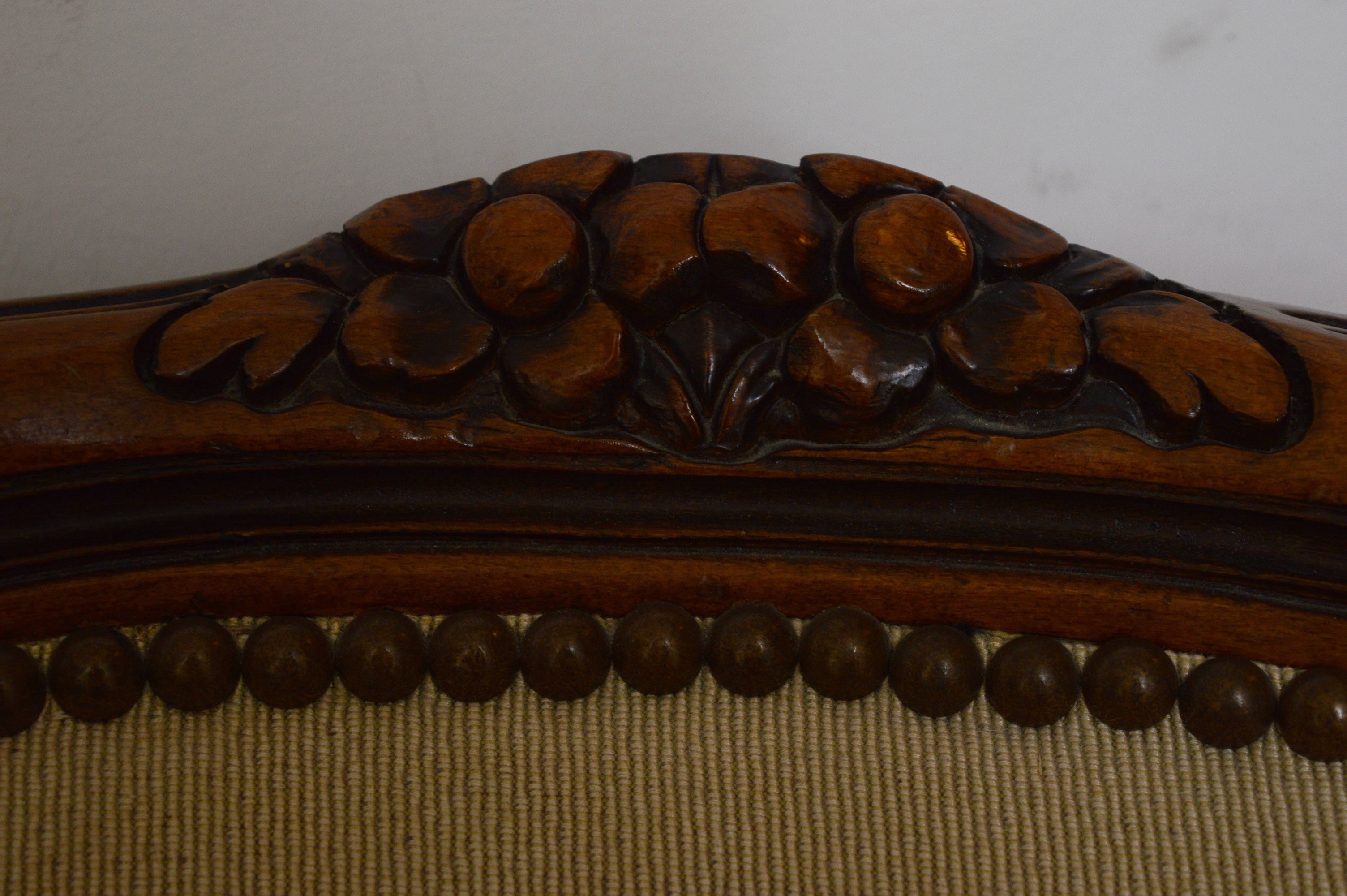 Needlepoint Upholstered Side Chair