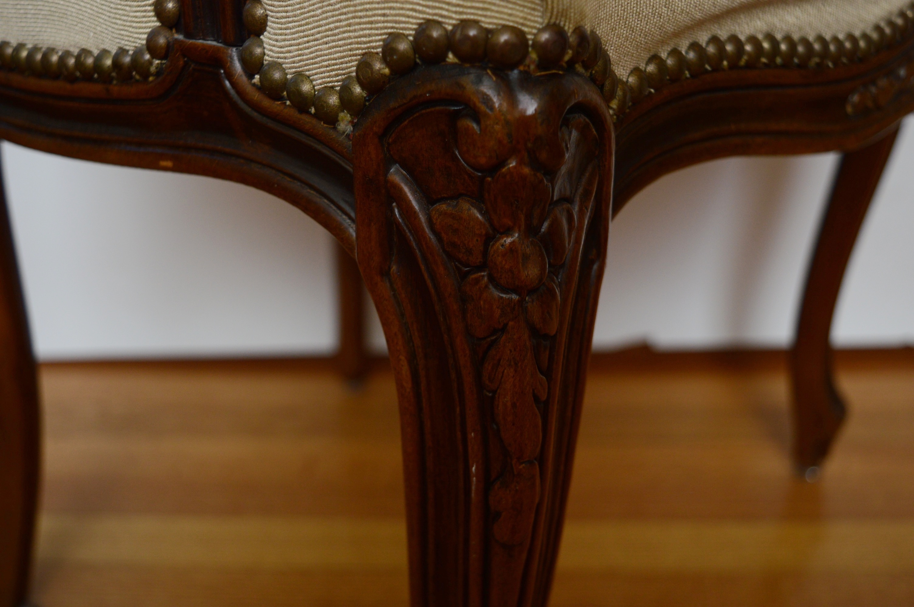 Needlepoint Upholstered Side Chair