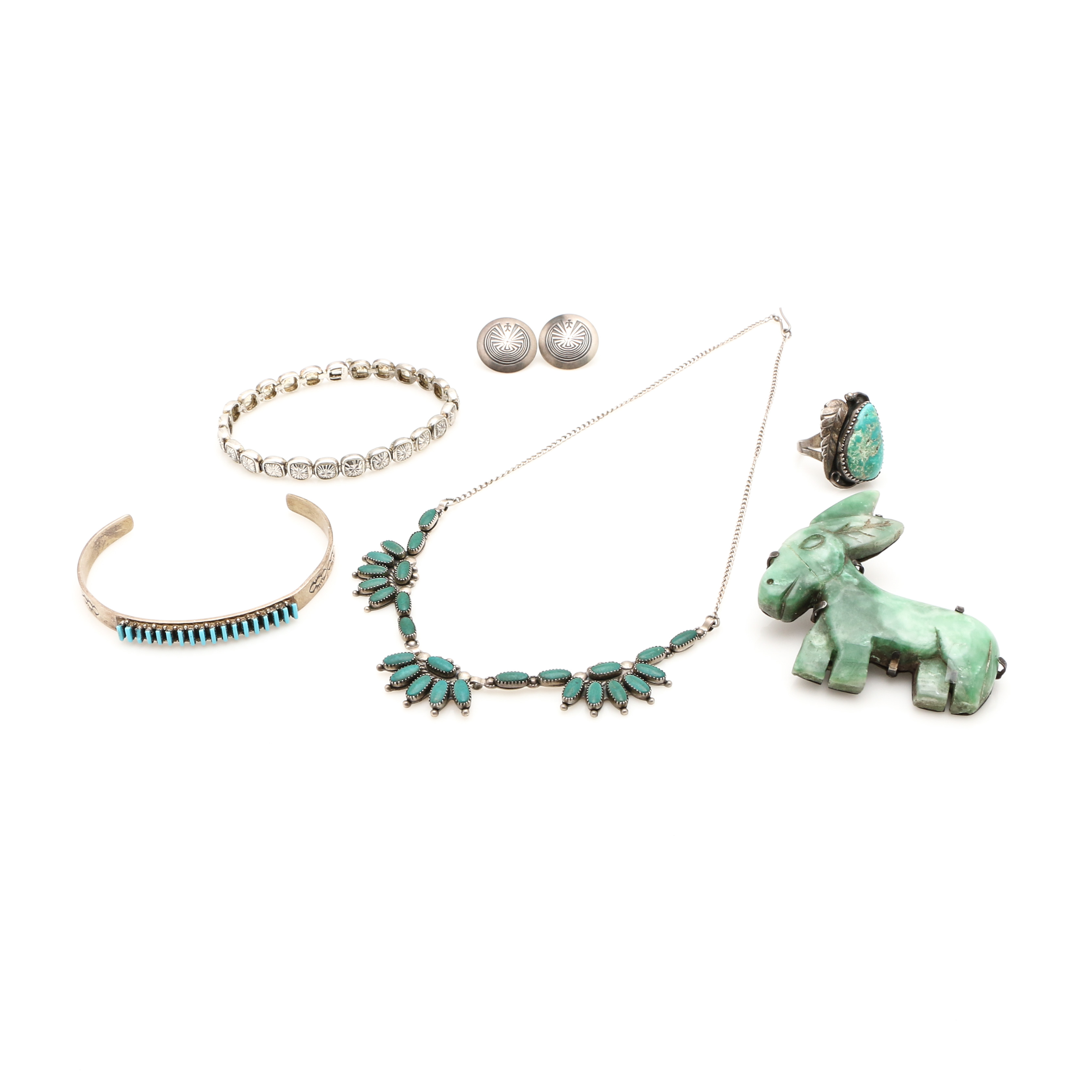 Assortment of Sterling Silver and Gemstone Jewelry