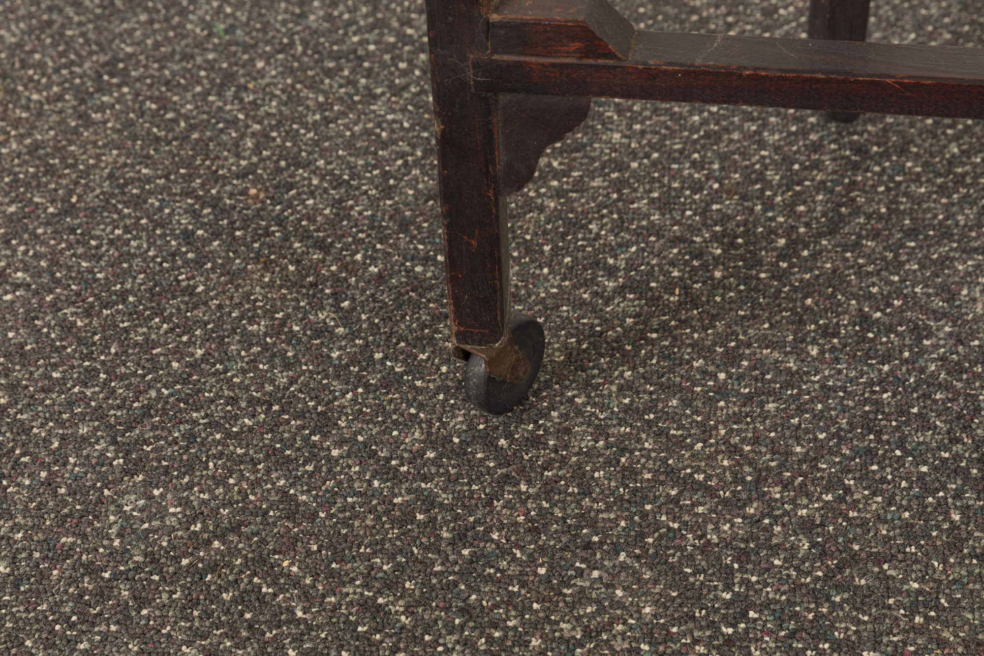 Vintage Marble Top Side Table with Folding Wooden Frame by E.J. Schwabe