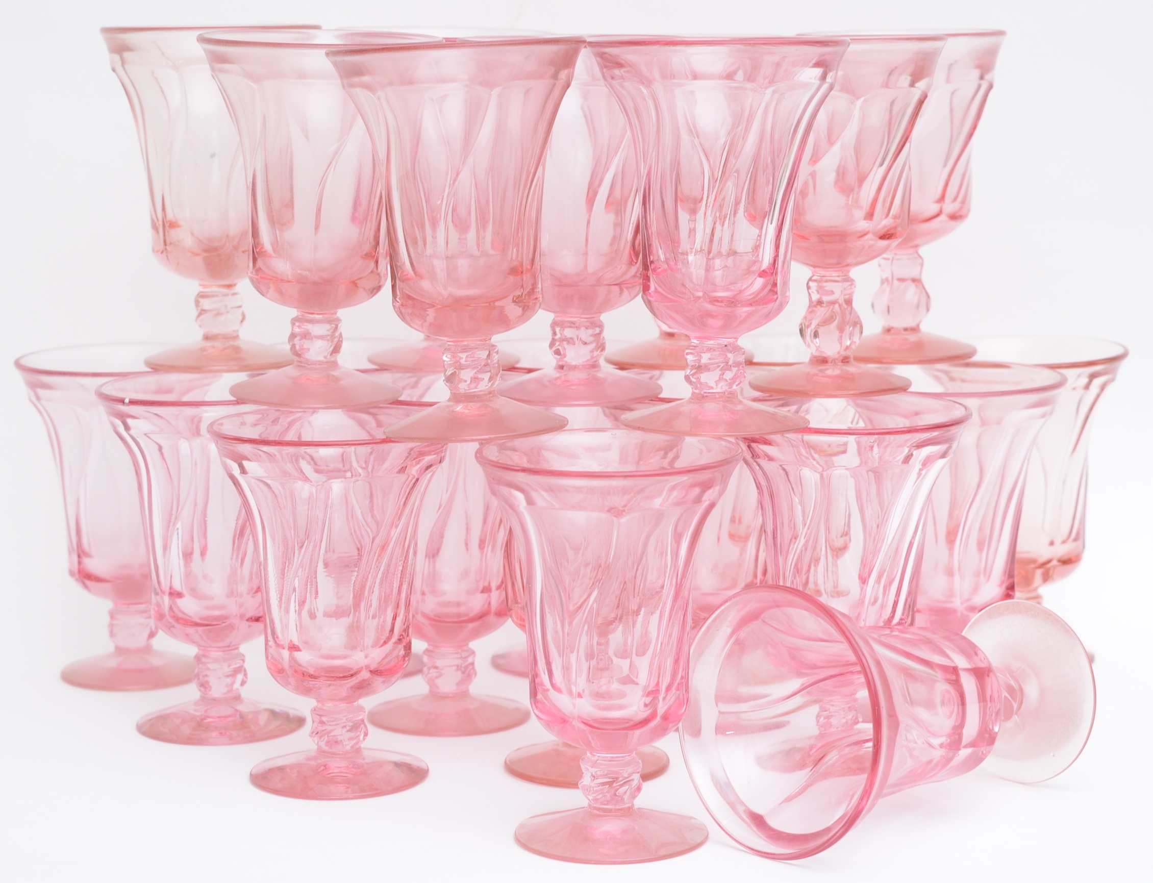 Vintage Pink Fostoria Jamestown Glassware