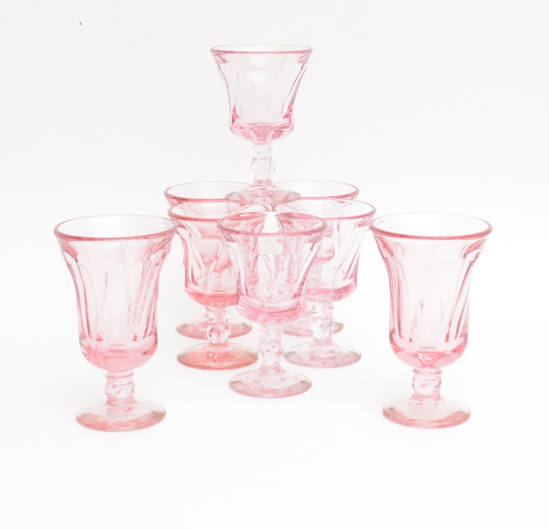 Vintage Pink Fostoria Jamestown Glassware