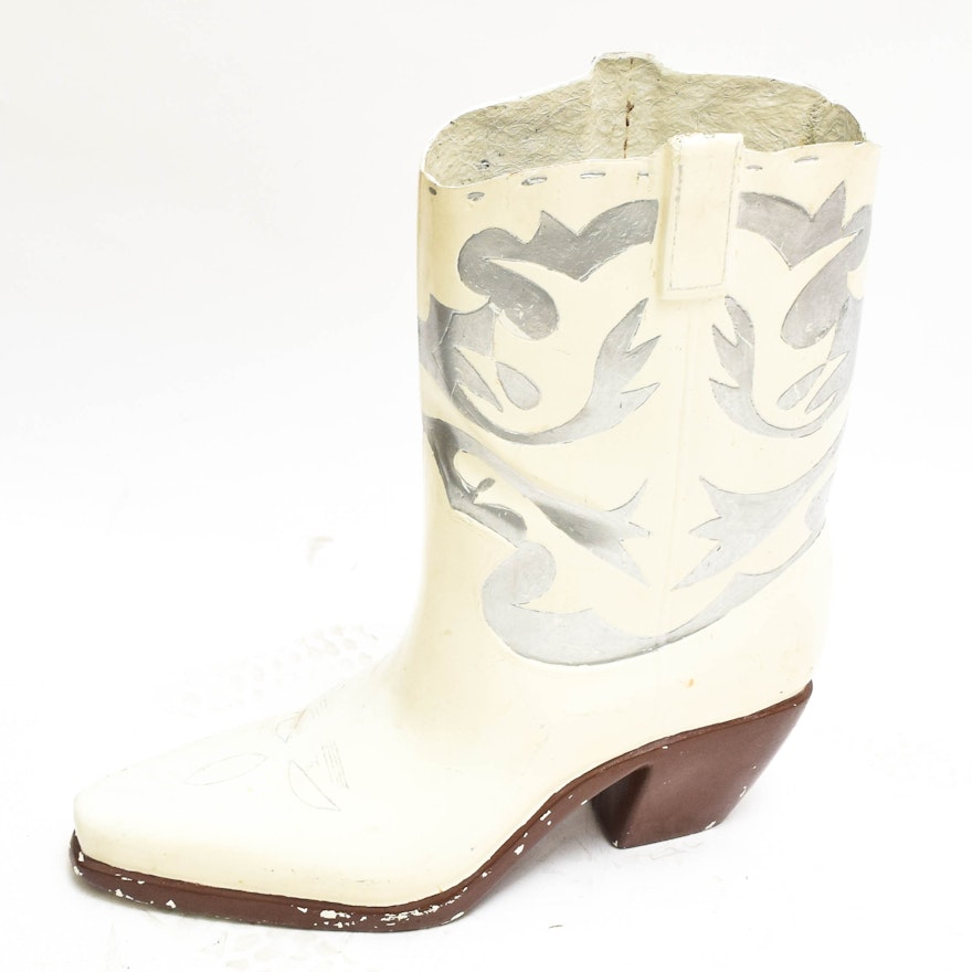 Fiberglass Cowboy Boot Sculpture