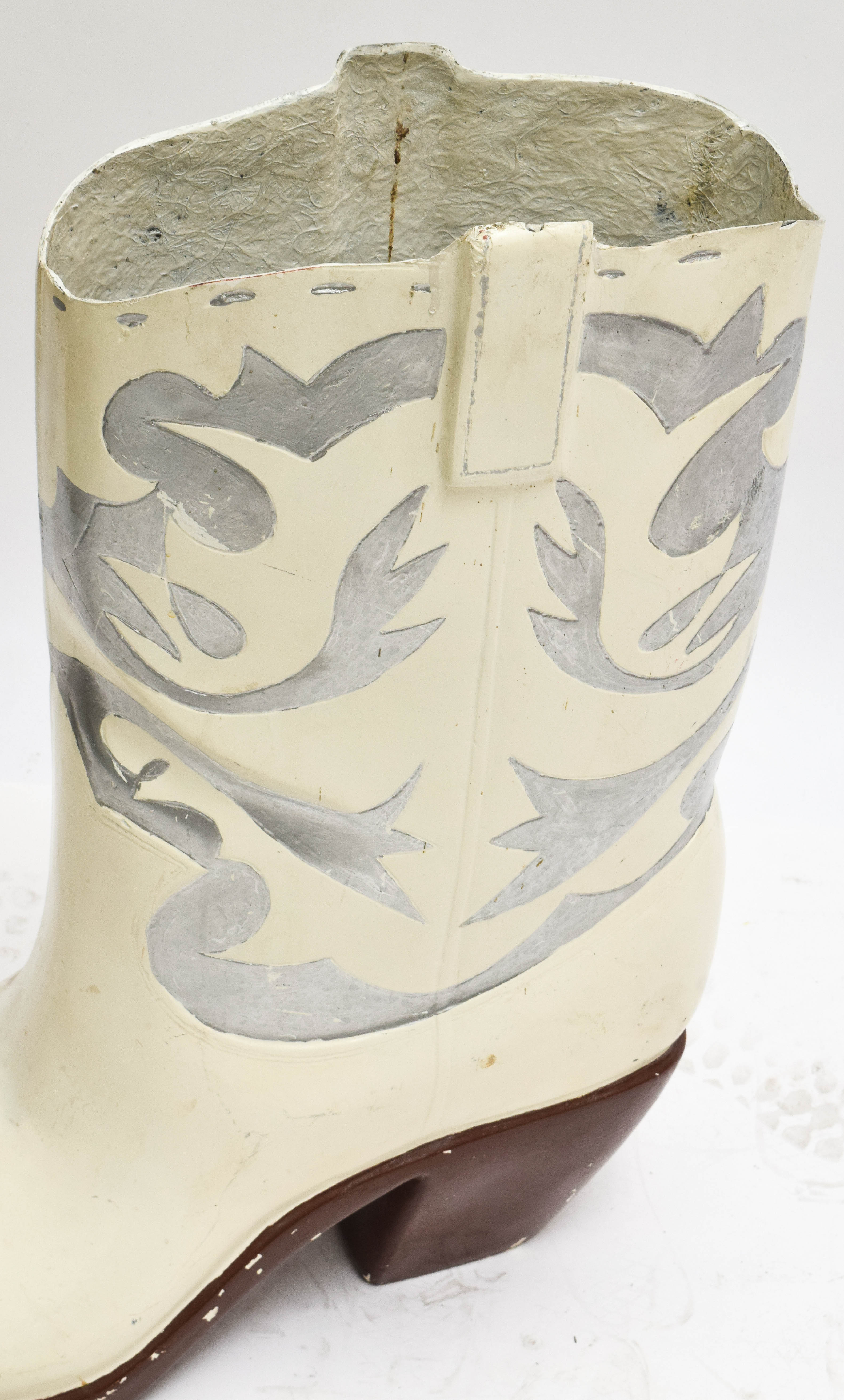 Fiberglass Cowboy Boot Sculpture