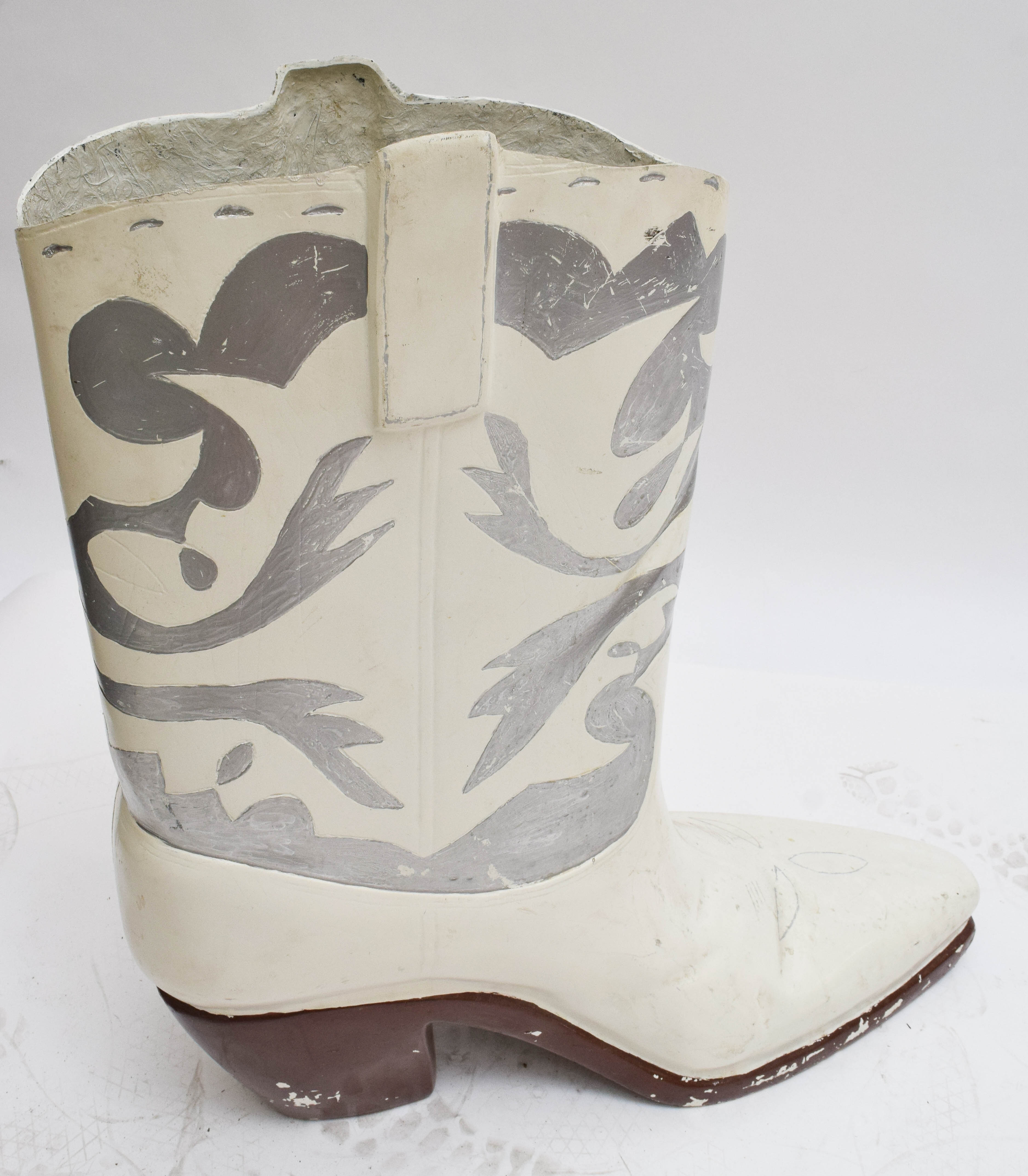 Fiberglass Cowboy Boot Sculpture