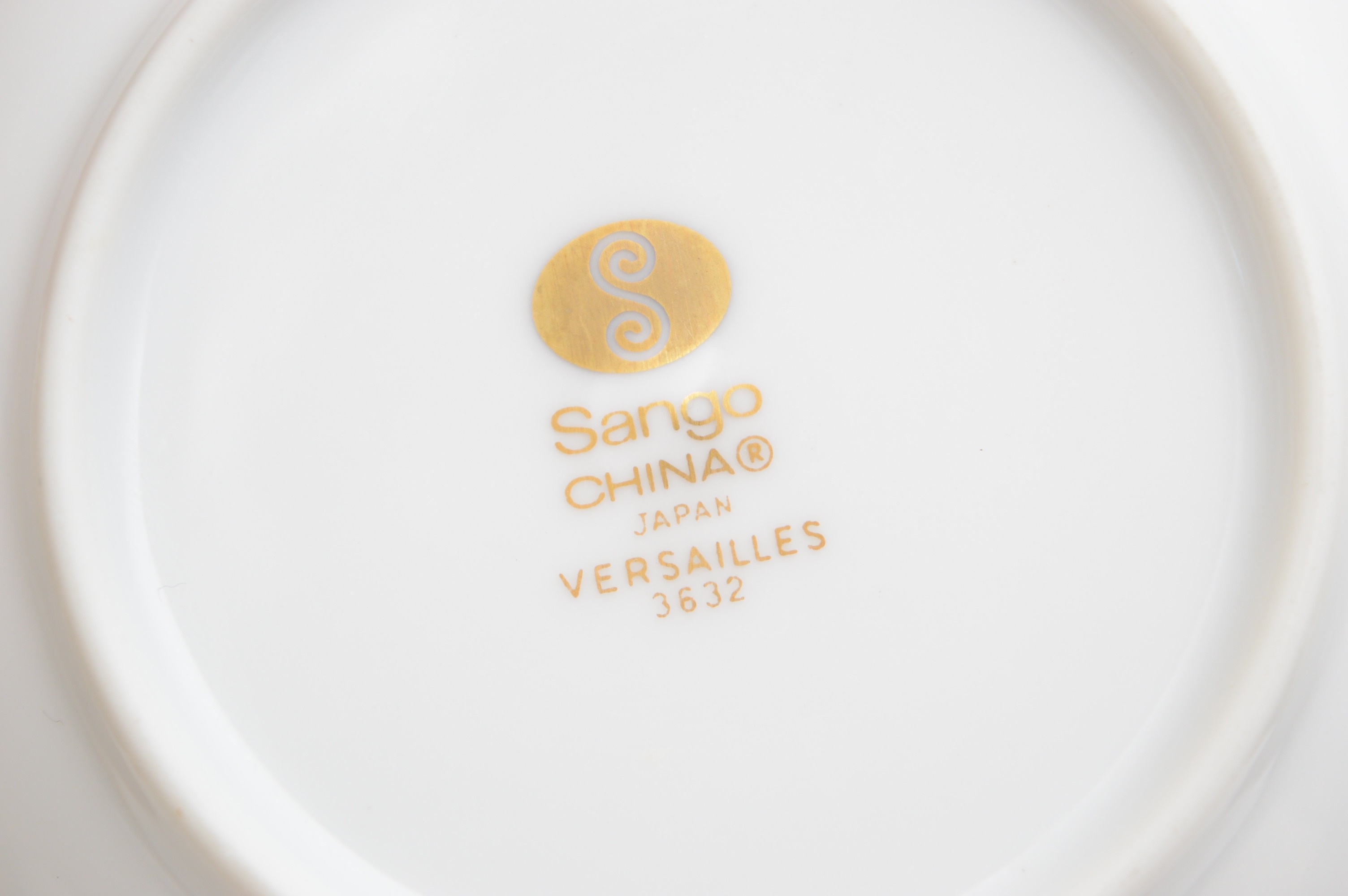 Vintage White and Gold  Assorted China Collection Including Baum Bros